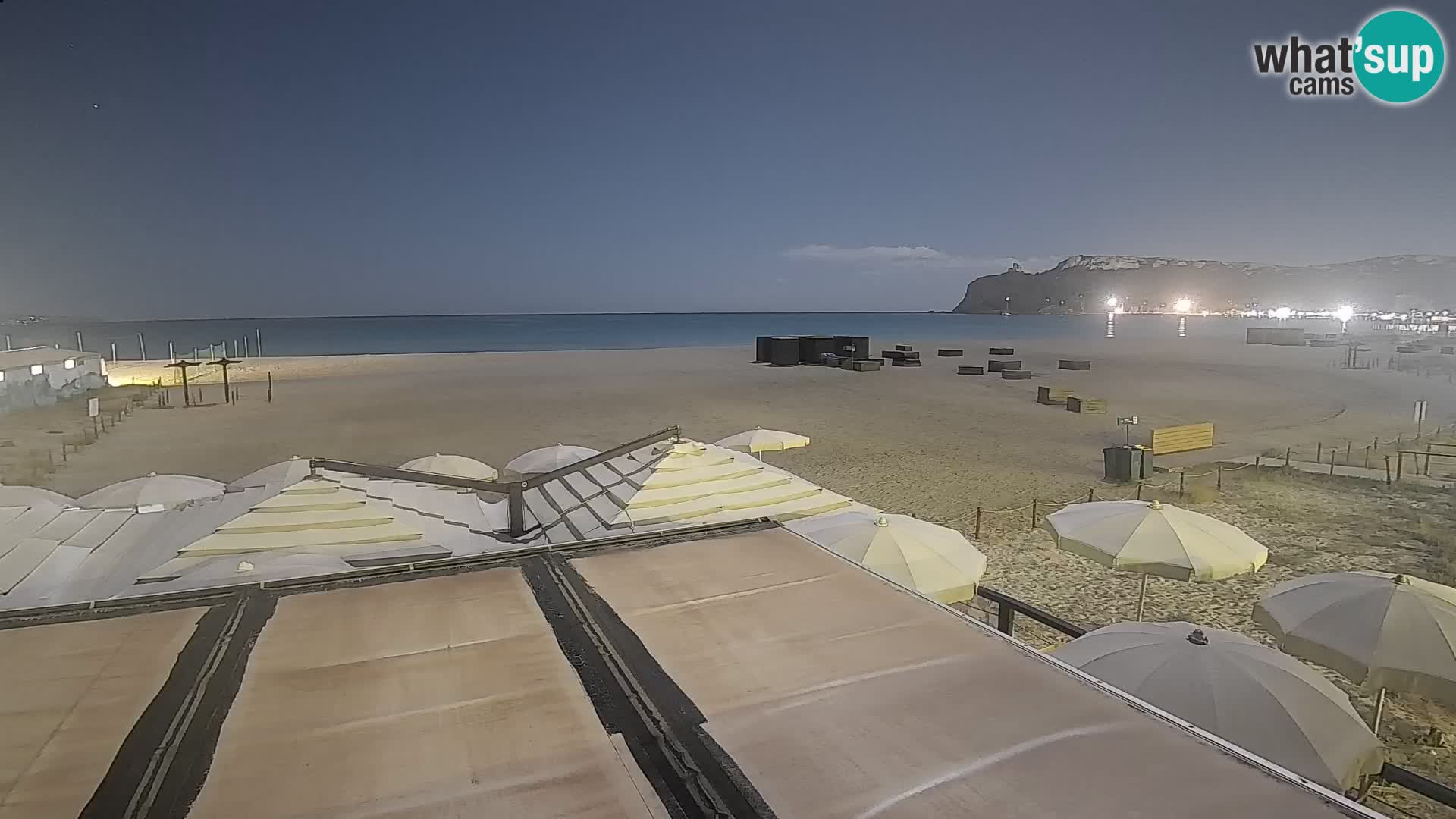 Poetto beach webcam | Cagliari | Sardinia