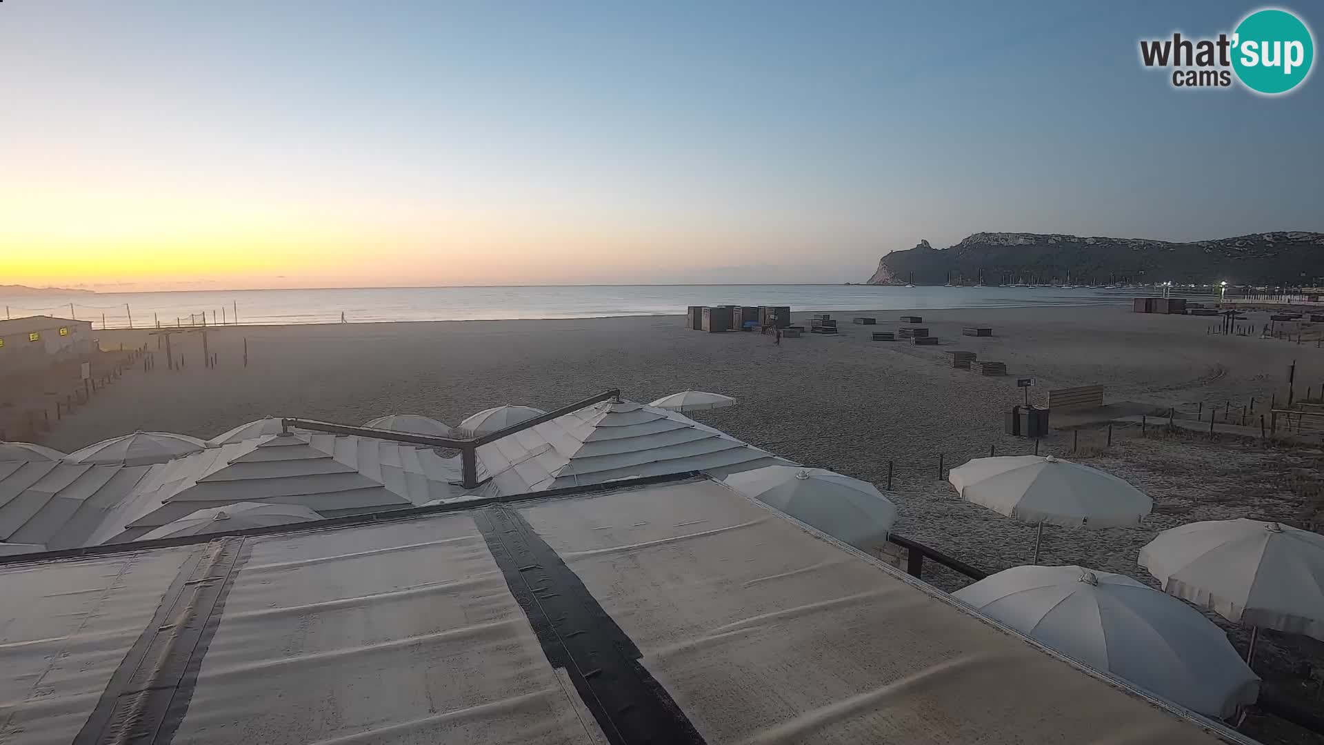 Poetto Strand Webcam | Cagliari | Sardinien