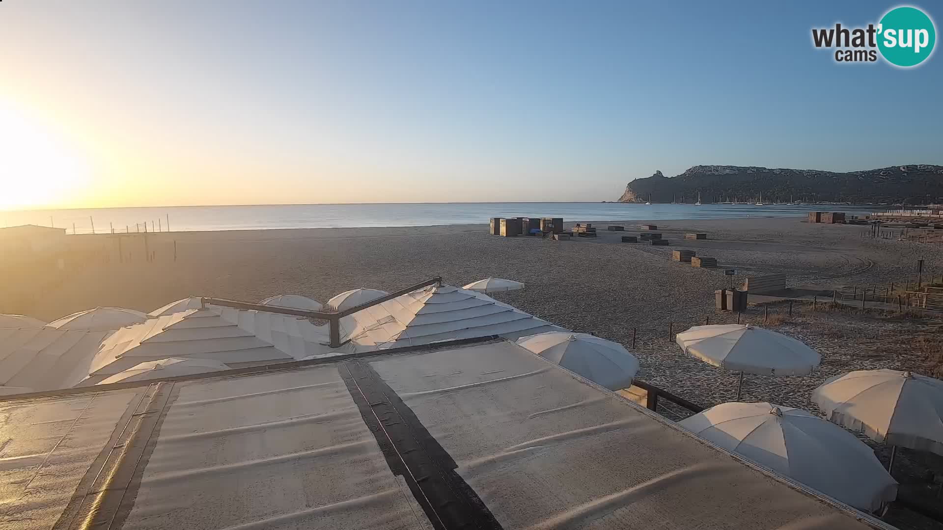 Poetto beach webcam | Cagliari | Sardinia