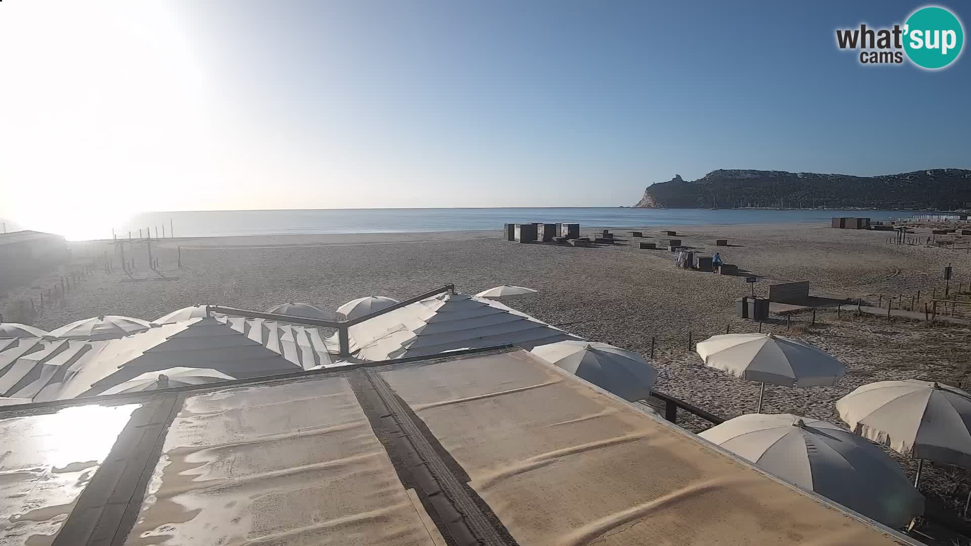 Poetto Strand Webcam | Cagliari | Sardinien