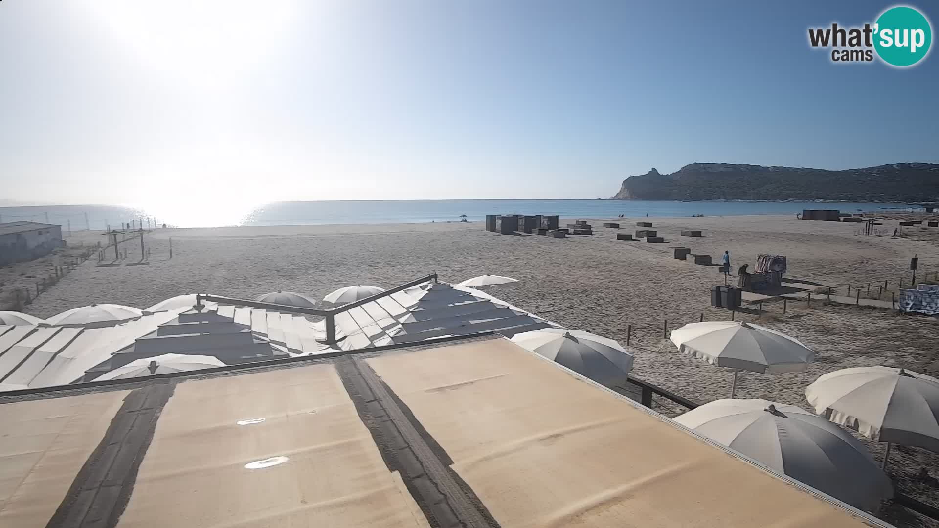 Poetto beach webcam | Cagliari | Sardinia