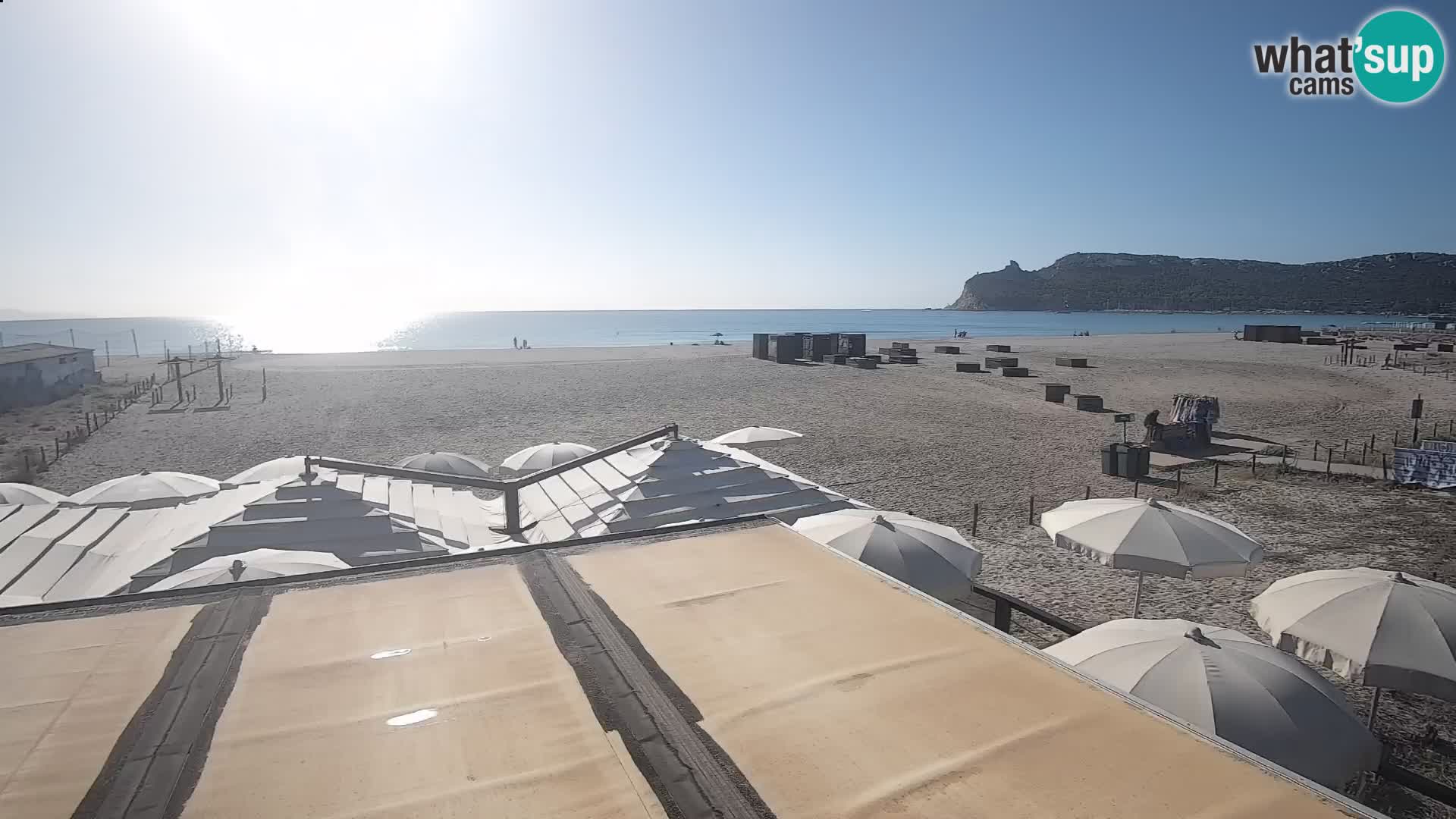 Poetto beach webcam | Cagliari | Sardinija