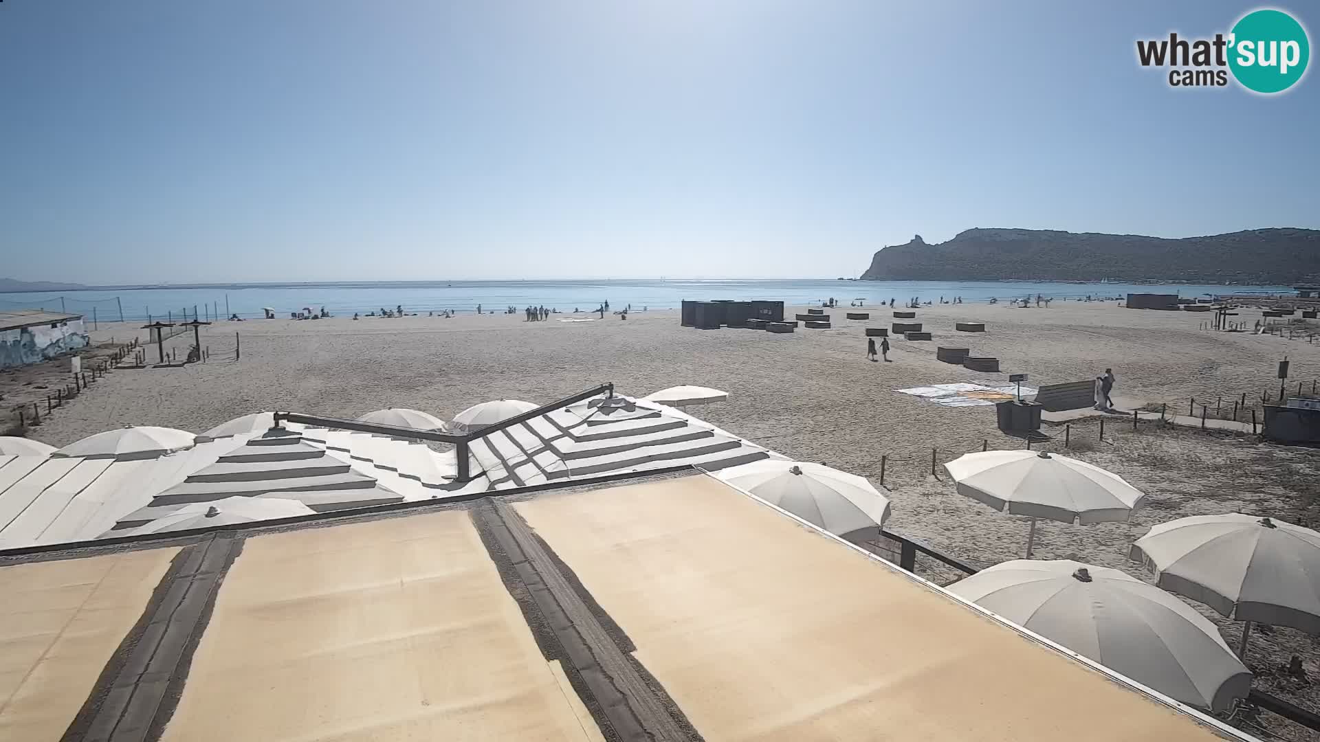 Poetto Strand Webcam | Cagliari | Sardinien