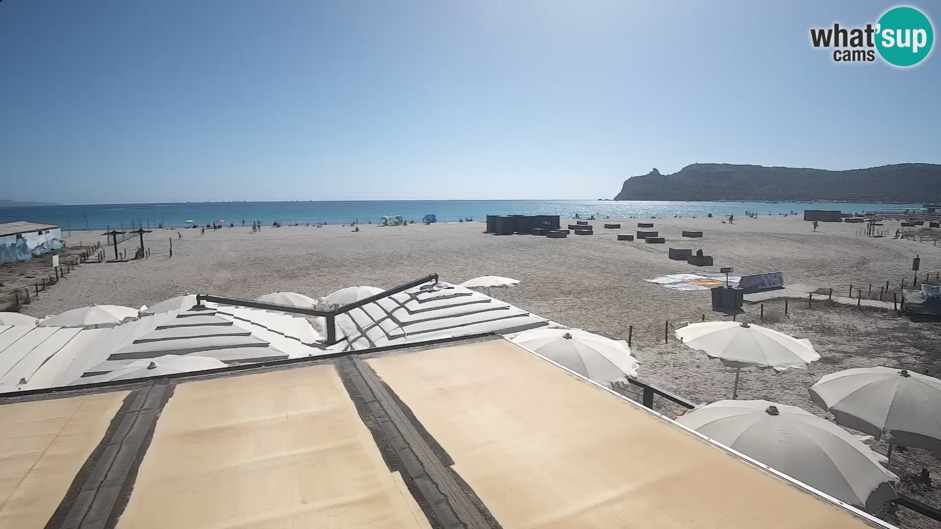 Webcam spiaggia del Poetto | Cagliari | Sardegna