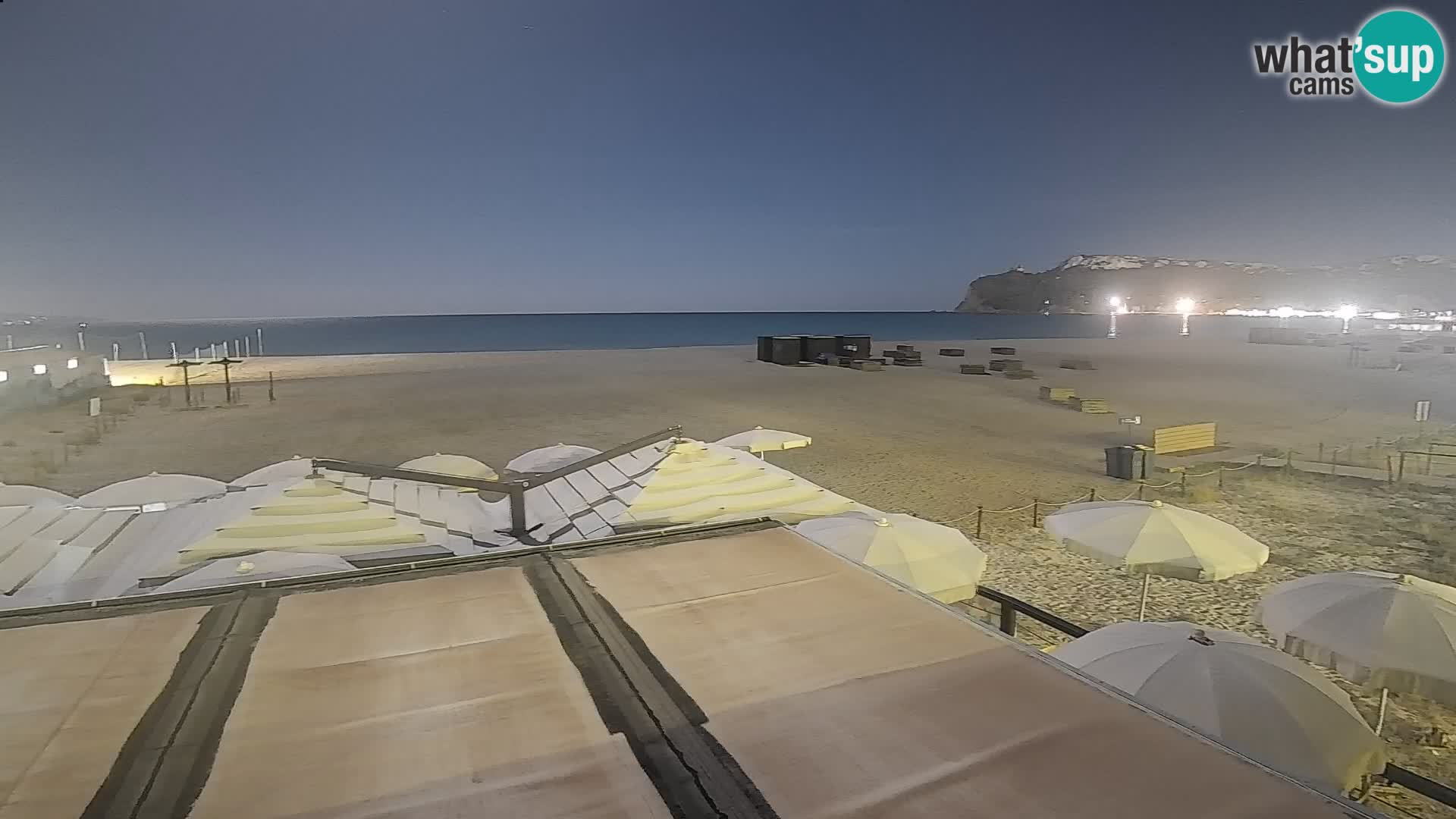 Poetto beach webcam | Cagliari | Sardinia