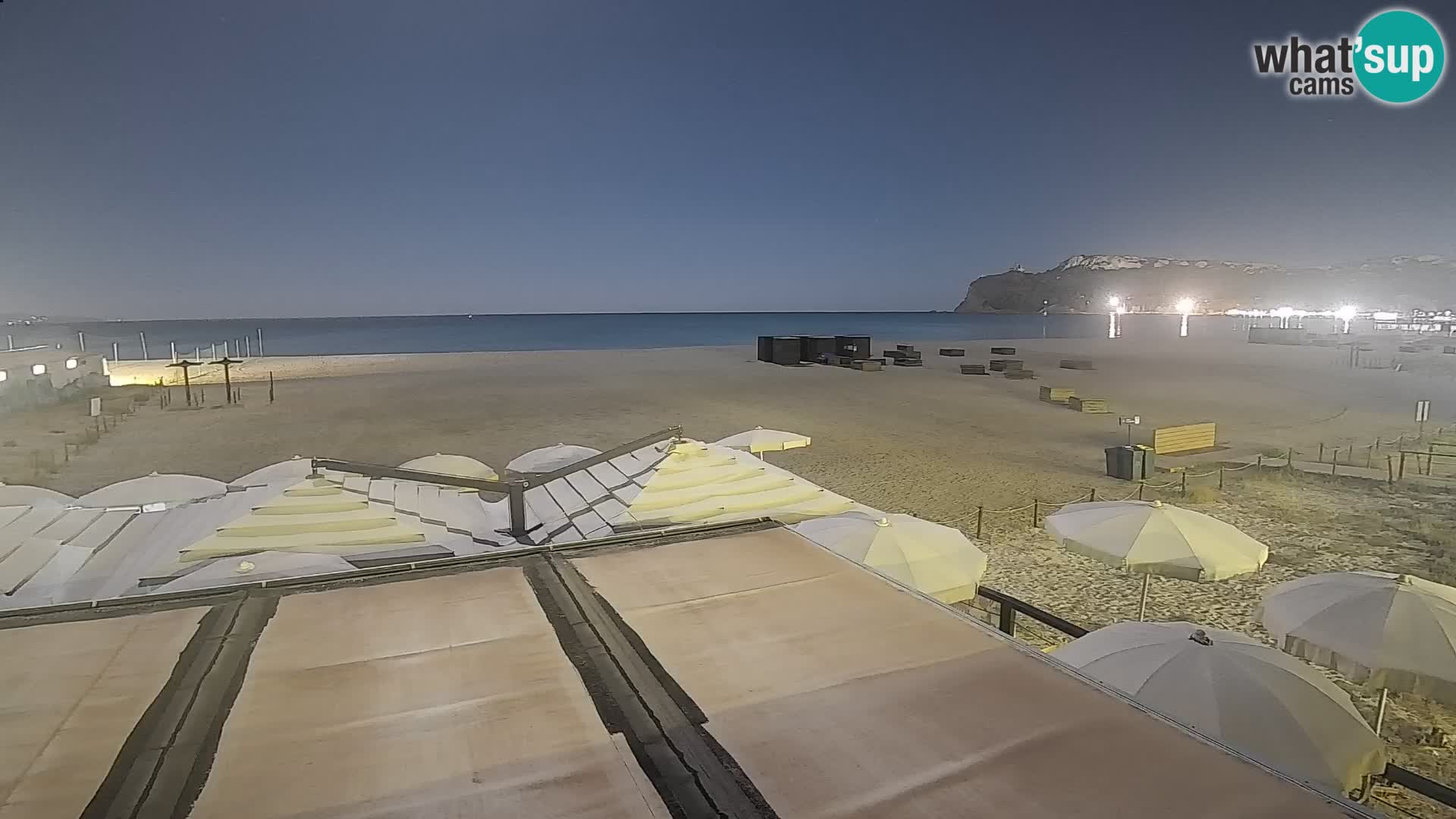 Poetto beach webcam | Cagliari | Sardinia