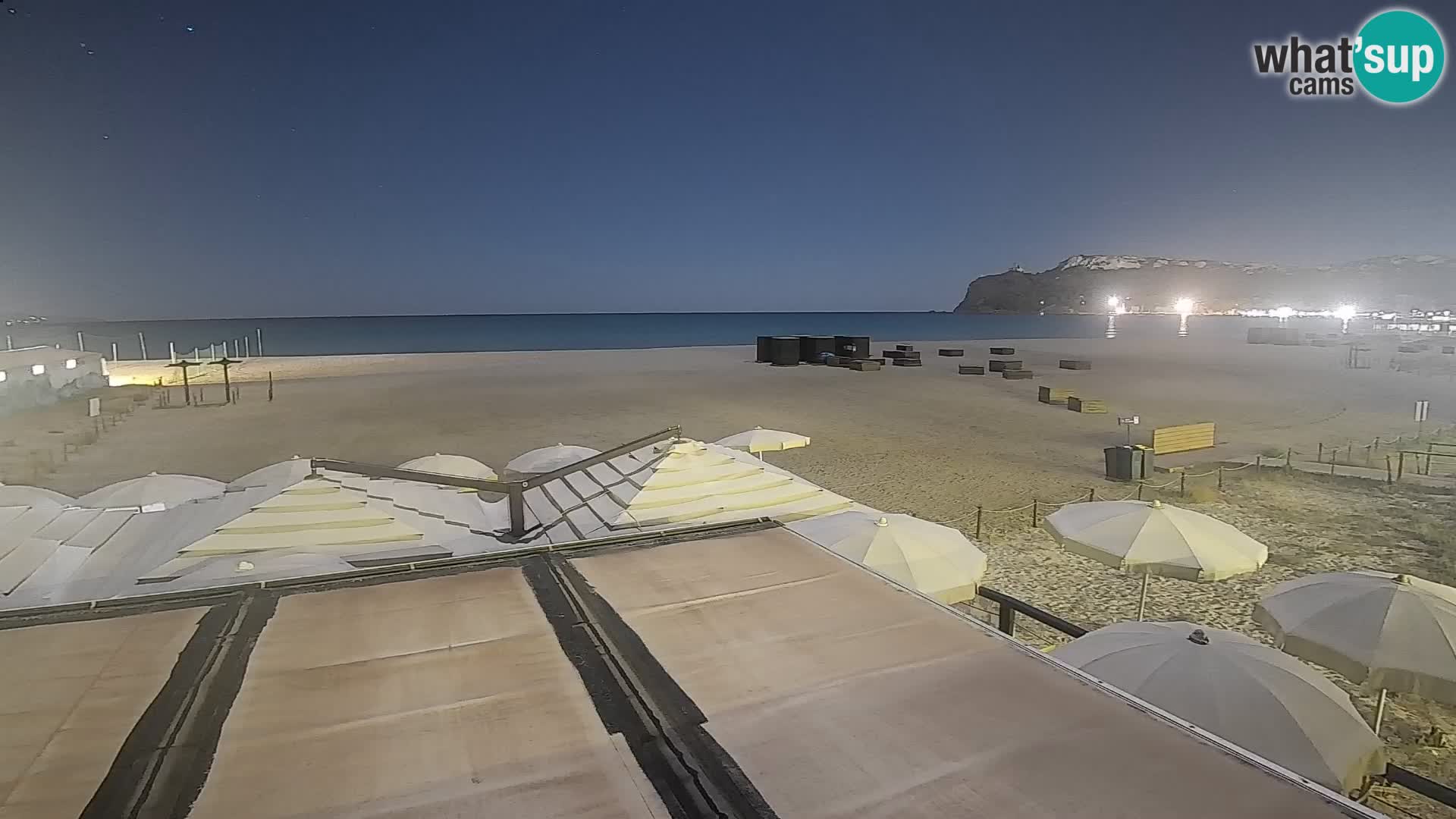 Poetto beach webcam | Cagliari | Sardinia