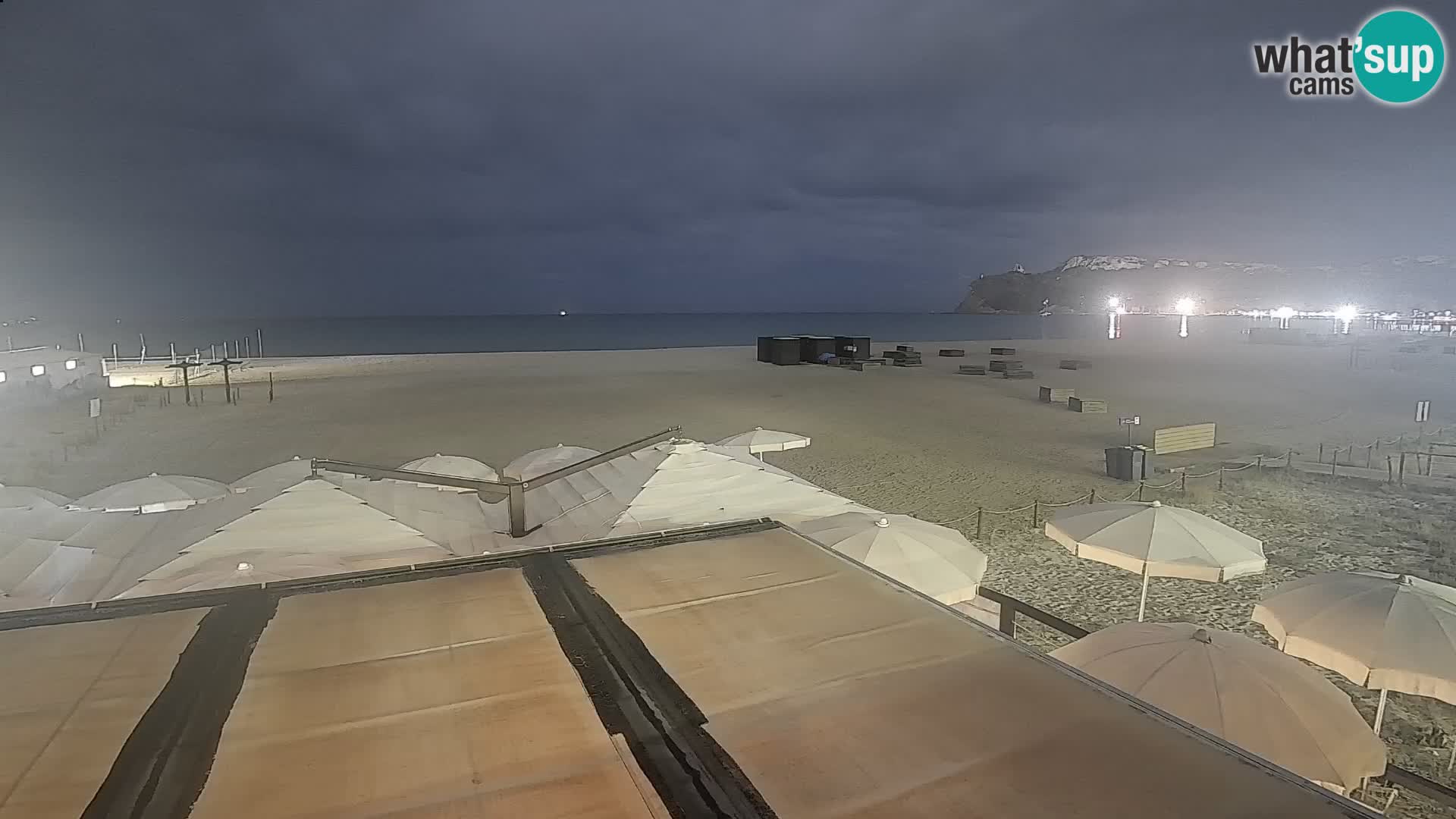 Poetto beach webcam | Cagliari | Sardinia