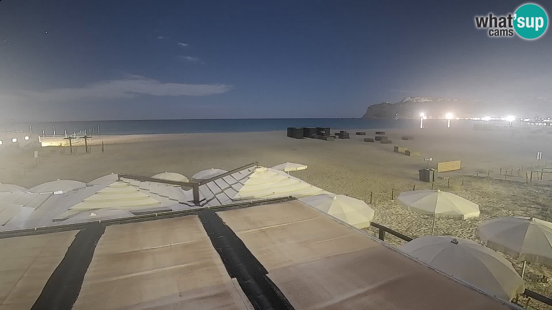 Webcam plage de Poetto | Cagliari | Sardaigne