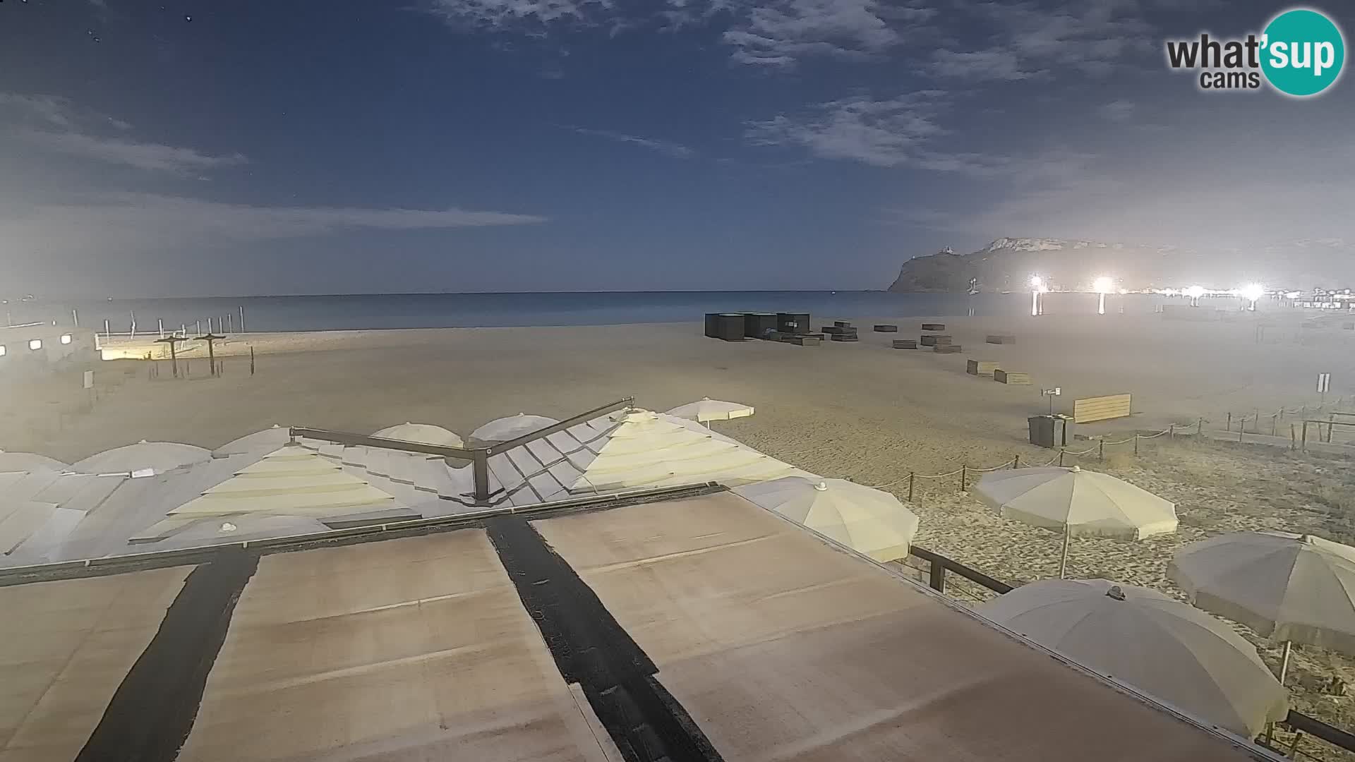 Poetto beach webcam | Cagliari | Sardinija