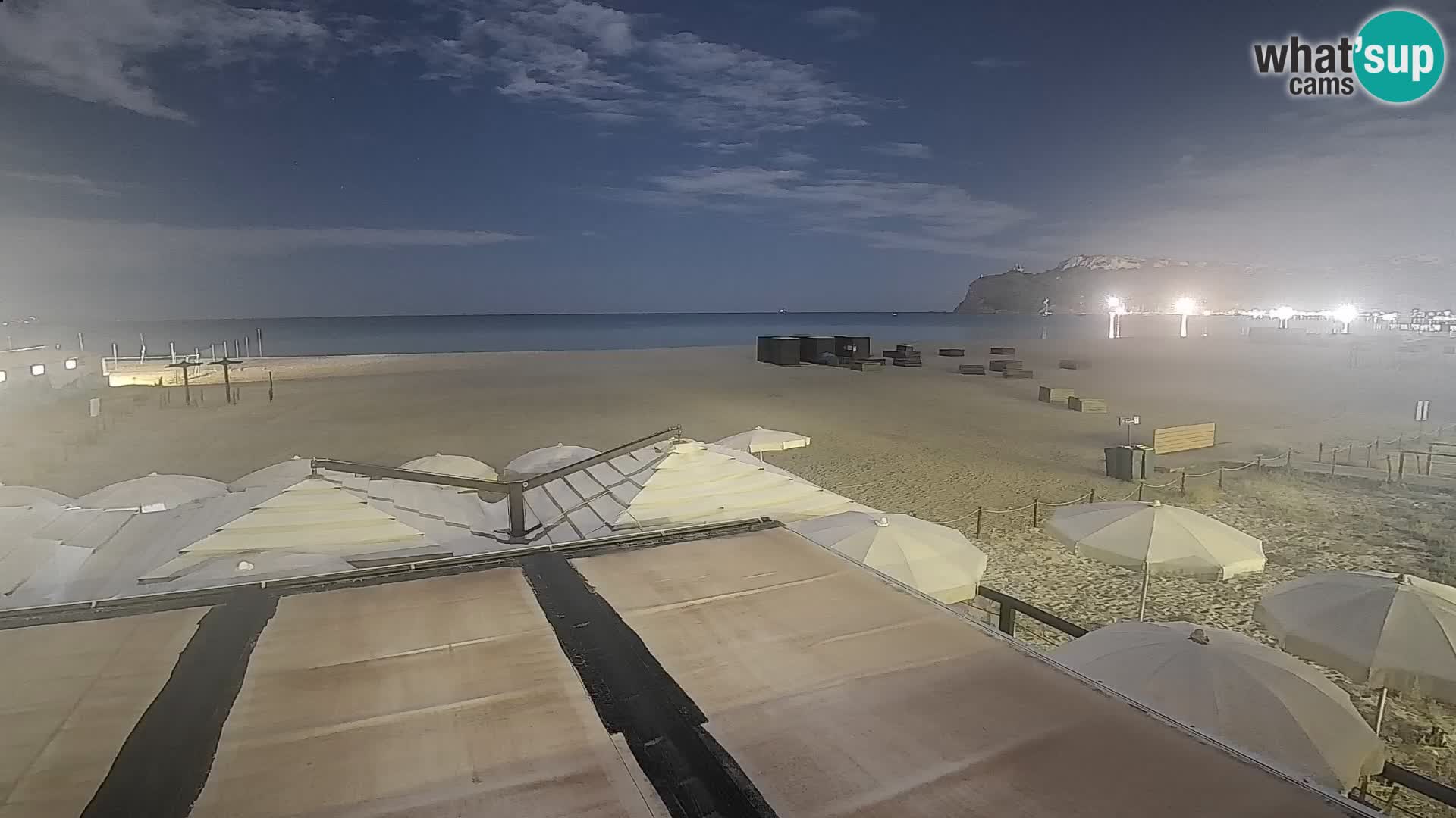 Webcam plage de Poetto | Cagliari | Sardaigne