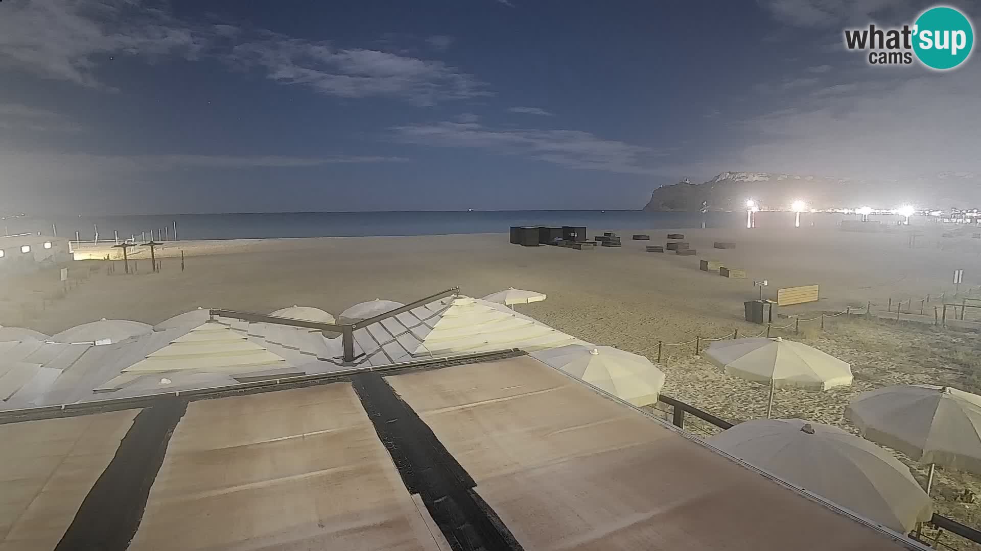 Poetto beach webcam | Cagliari | Sardinia