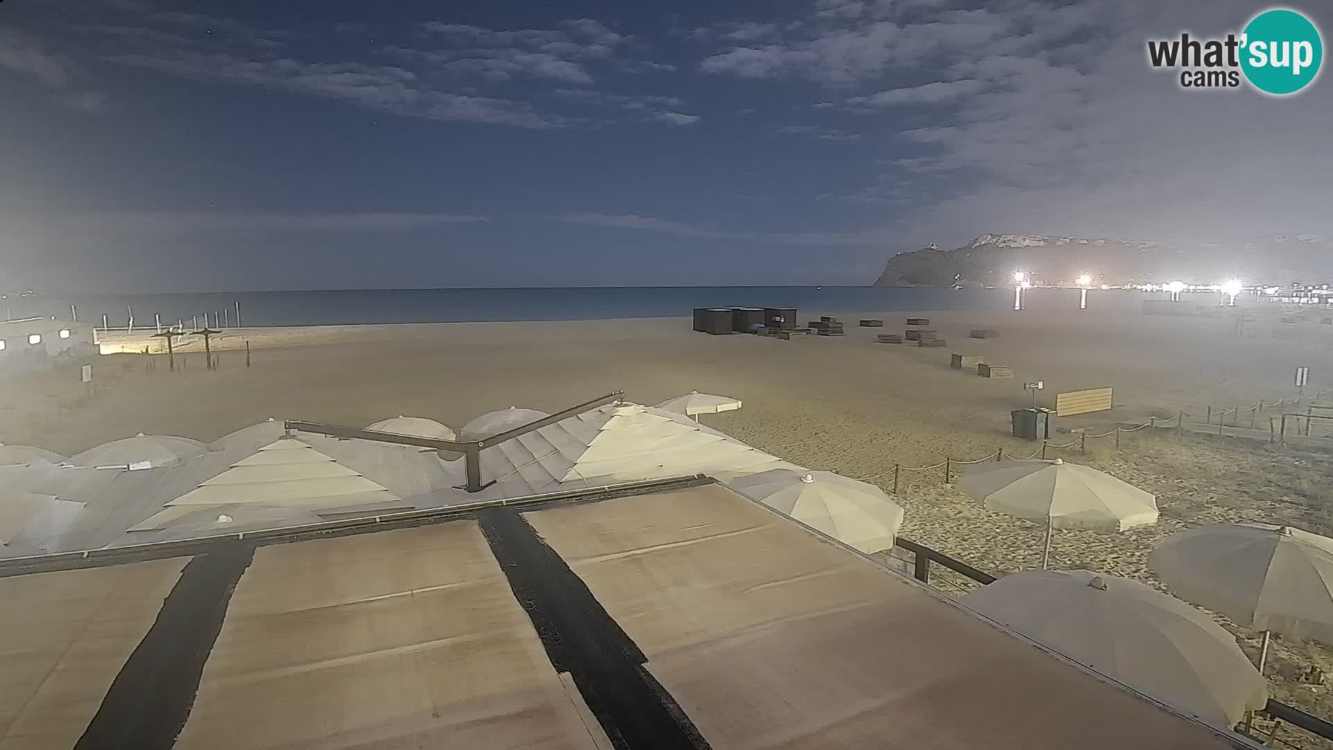 Webcam plage de Poetto | Cagliari | Sardaigne