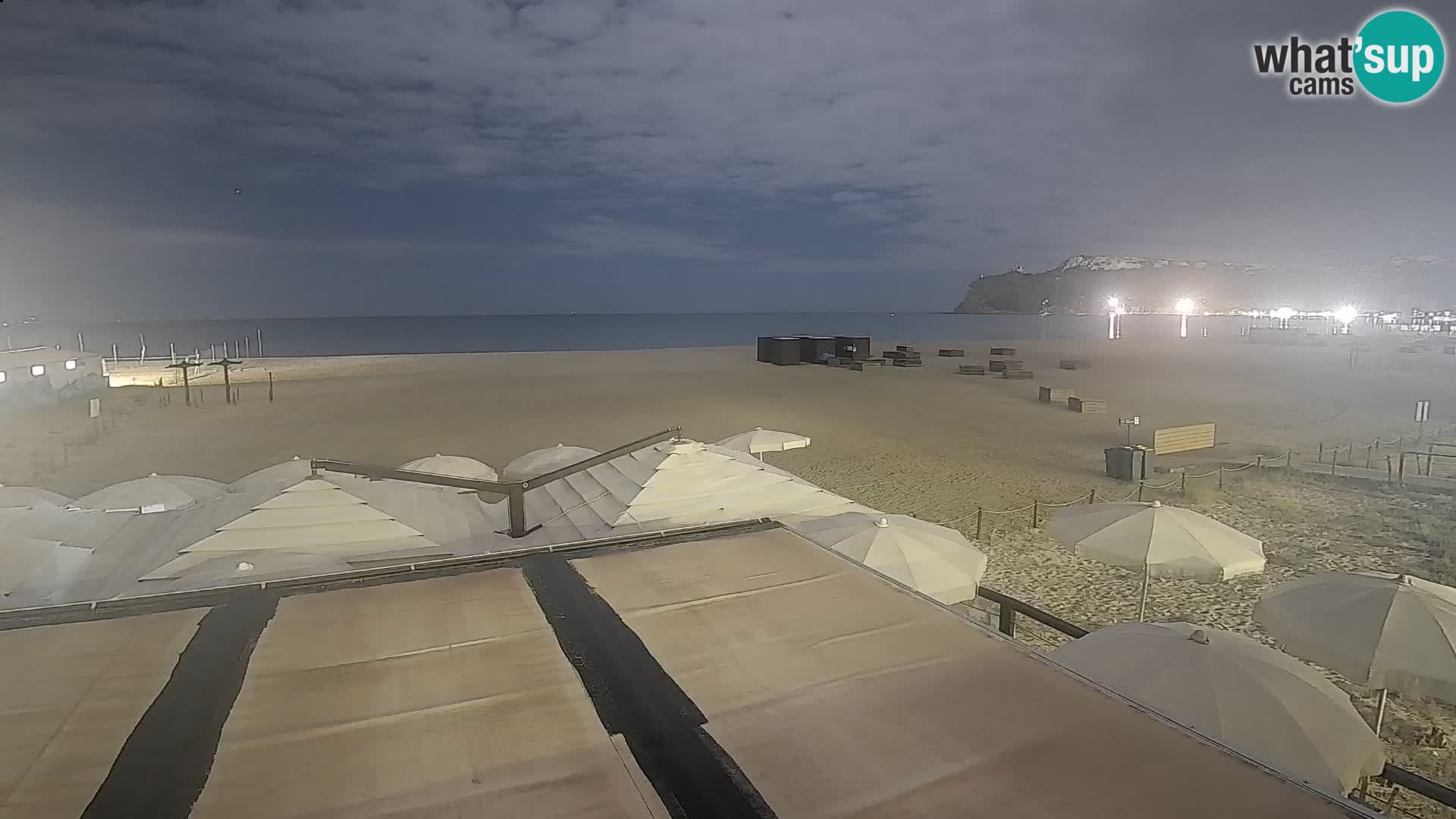 Webcam plage de Poetto | Cagliari | Sardaigne