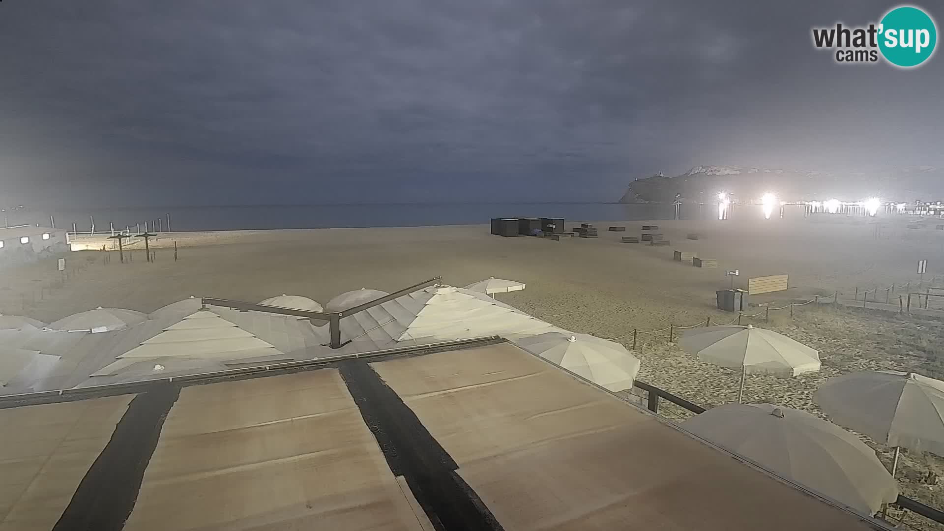 Poetto beach webcam | Cagliari | Sardinija