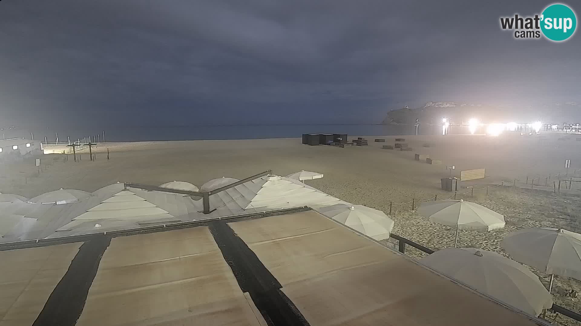 Poetto beach webcam | Cagliari | Sardinija