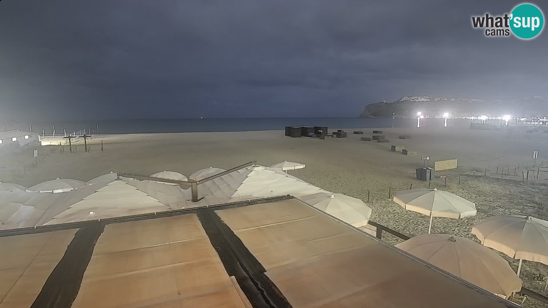 Poetto Strand Webcam | Cagliari | Sardinien