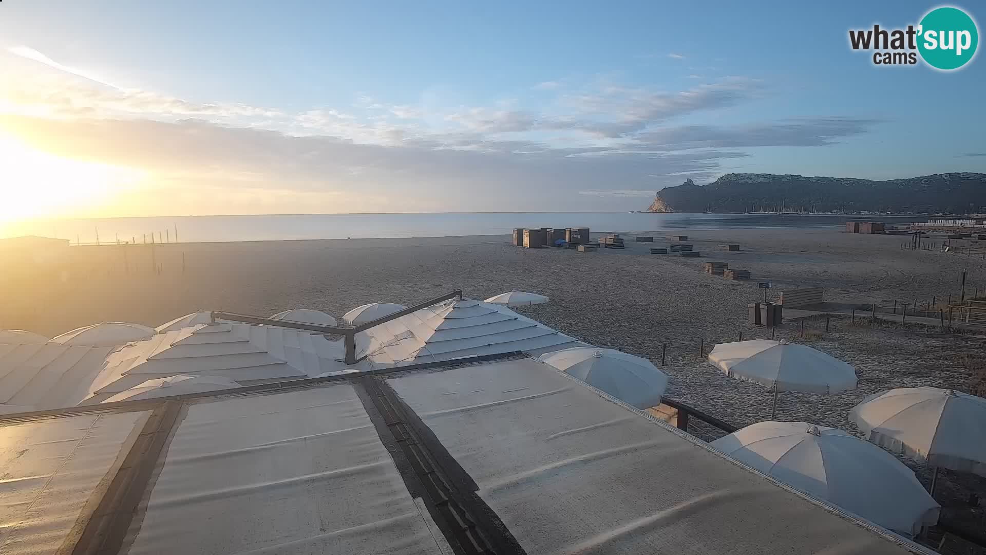 Poetto Strand Webcam | Cagliari | Sardinien