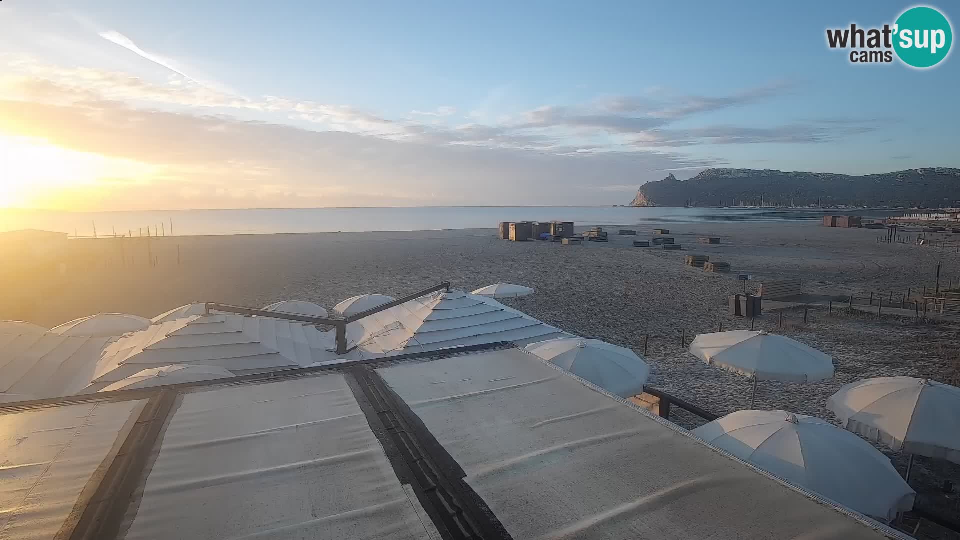 Poetto Strand Webcam | Cagliari | Sardinien