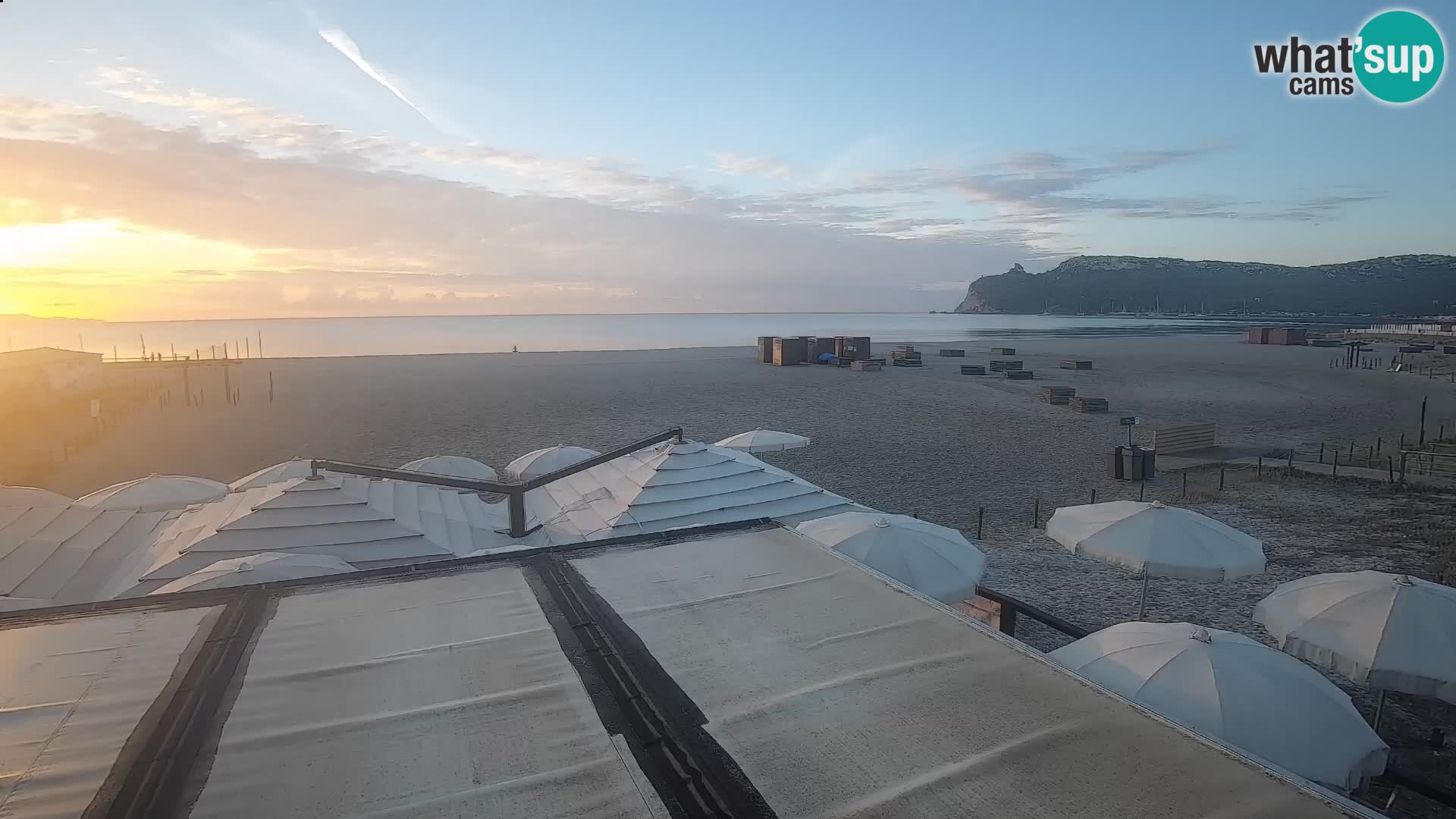 Poetto beach webcam | Cagliari | Sardinia