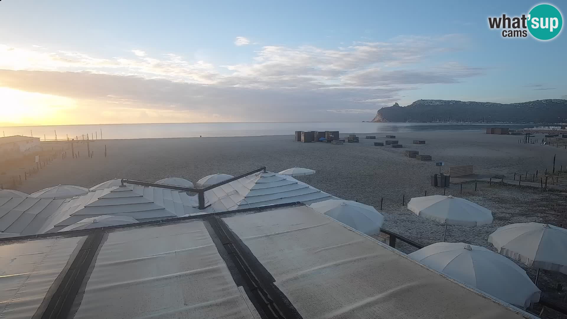 Poetto beach webcam | Cagliari | Sardinia