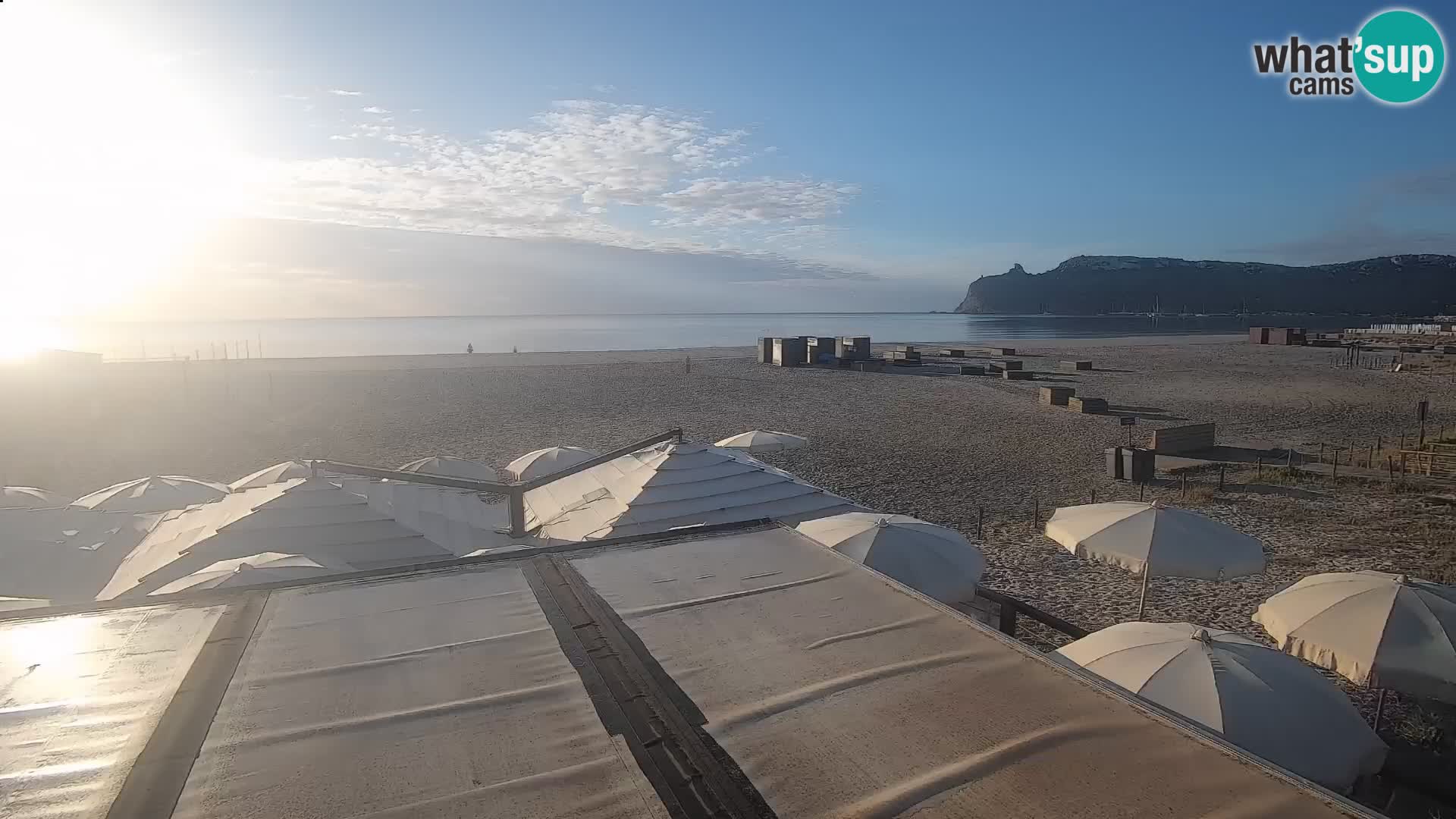 Poetto beach webcam | Cagliari | Sardinia