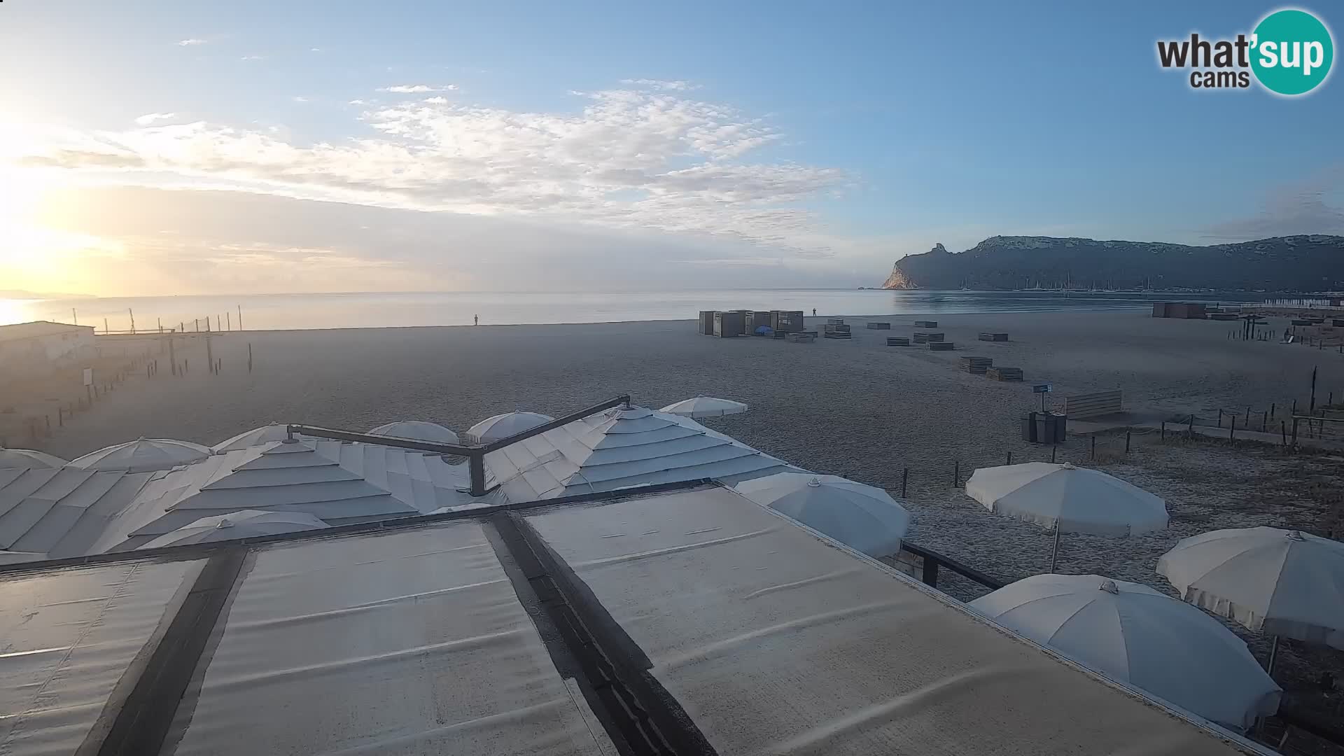Poetto Strand Webcam | Cagliari | Sardinien