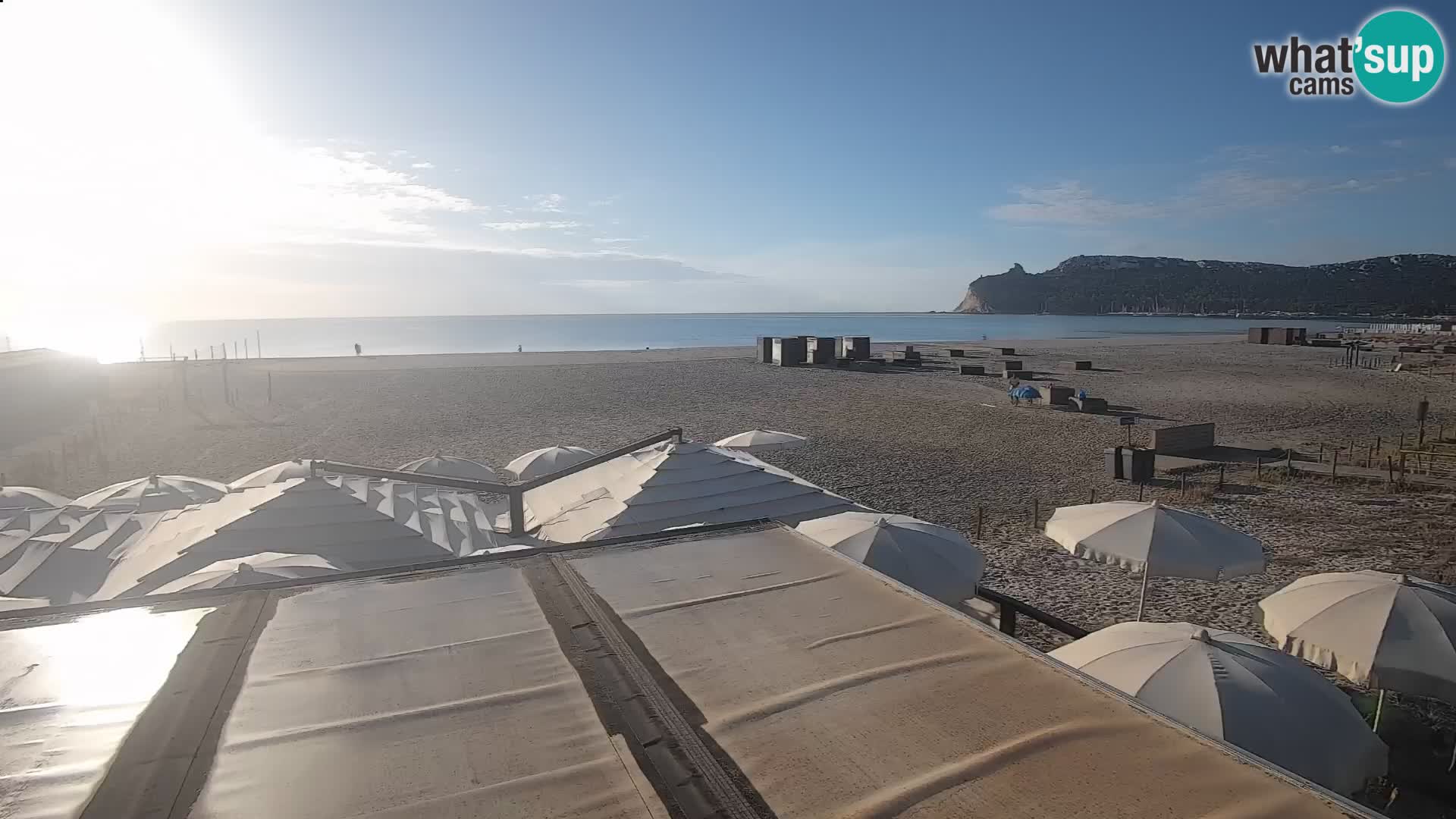 Poetto beach webcam | Cagliari | Sardinia