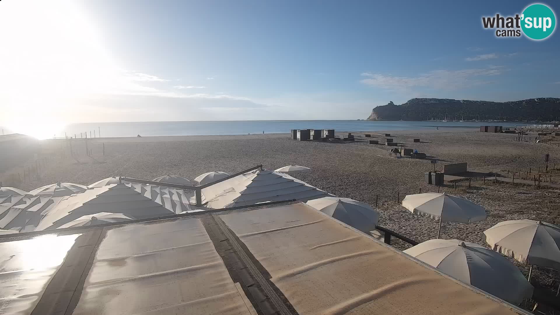 Poetto Strand Webcam | Cagliari | Sardinien