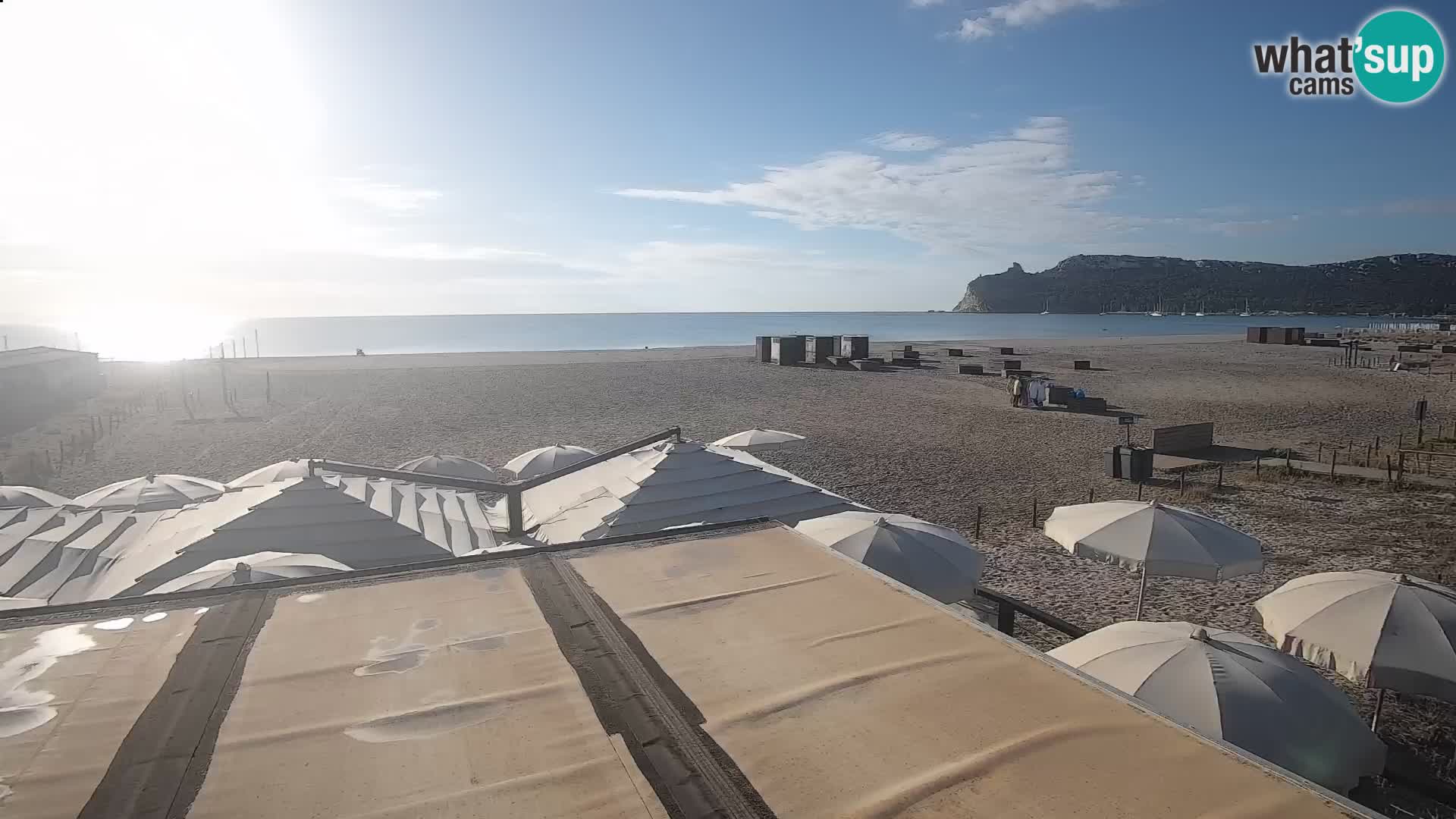 Webcam plage de Poetto | Cagliari | Sardaigne