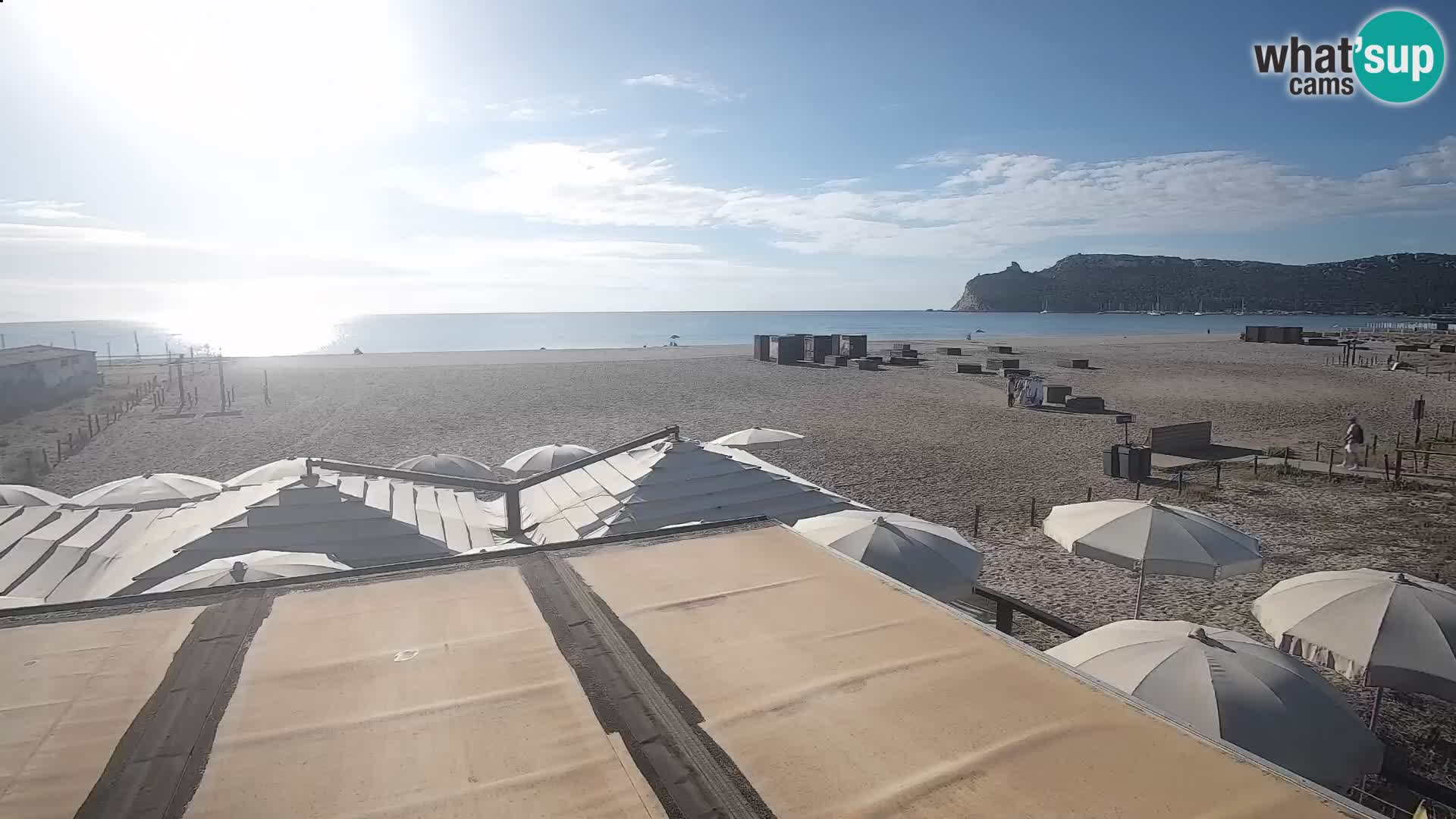 Poetto beach webcam | Cagliari | Sardinija