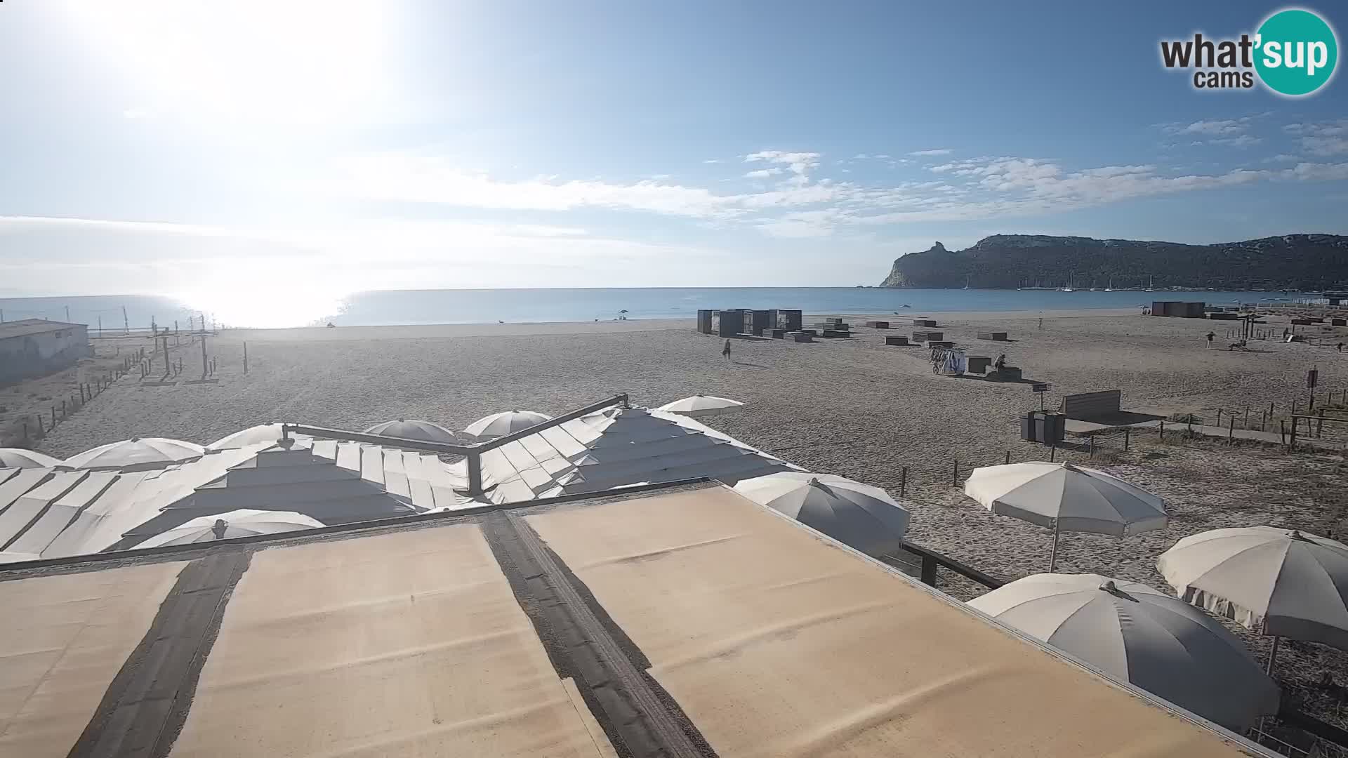 Webcam plage de Poetto | Cagliari | Sardaigne