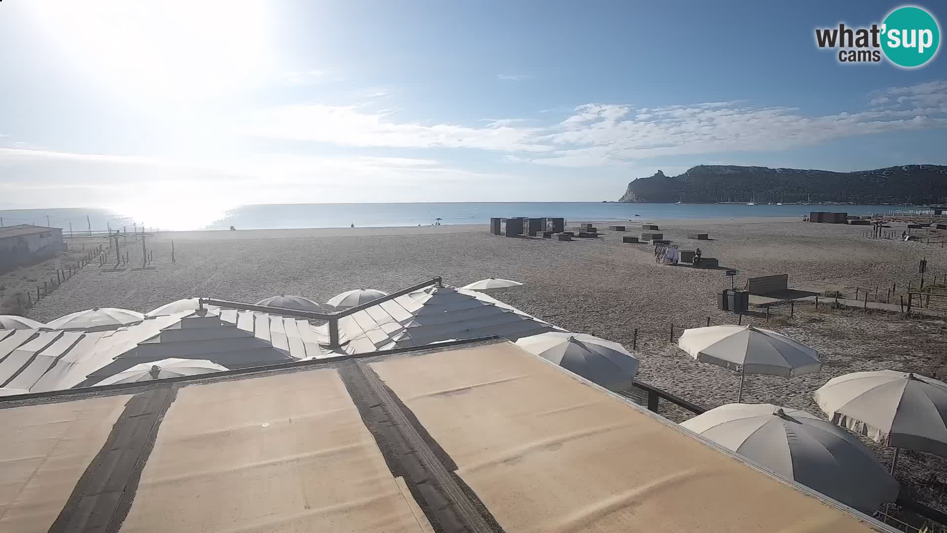 Webcam spiaggia del Poetto | Cagliari | Sardegna
