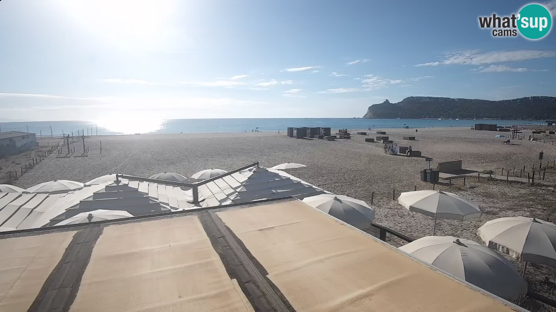 Webcam plage de Poetto | Cagliari | Sardaigne