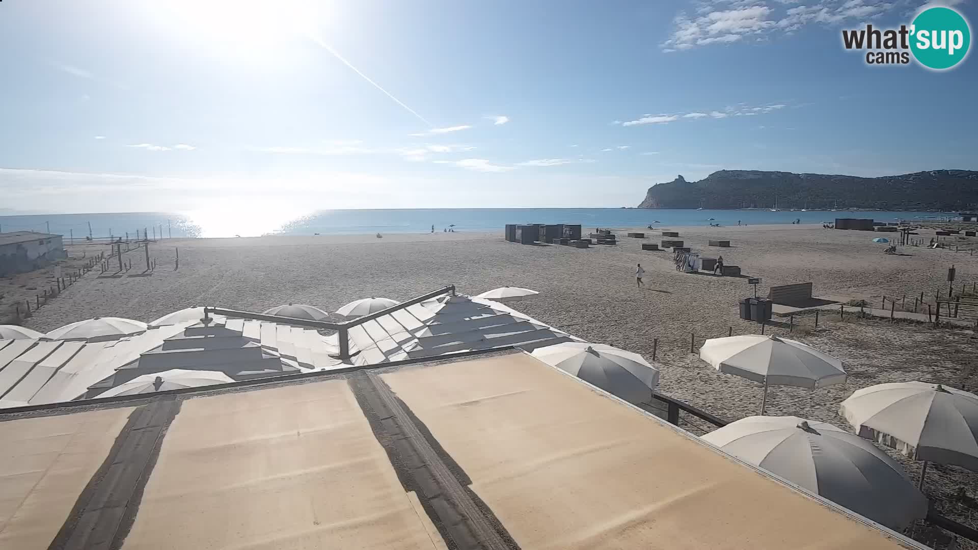 Webcam spiaggia del Poetto | Cagliari | Sardegna
