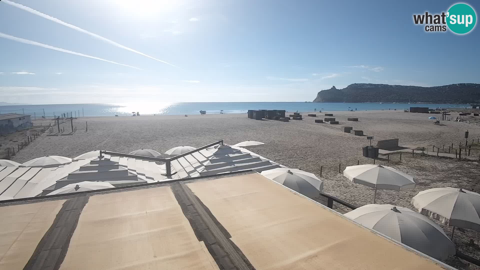 Poetto beach webcam | Cagliari | Sardinija