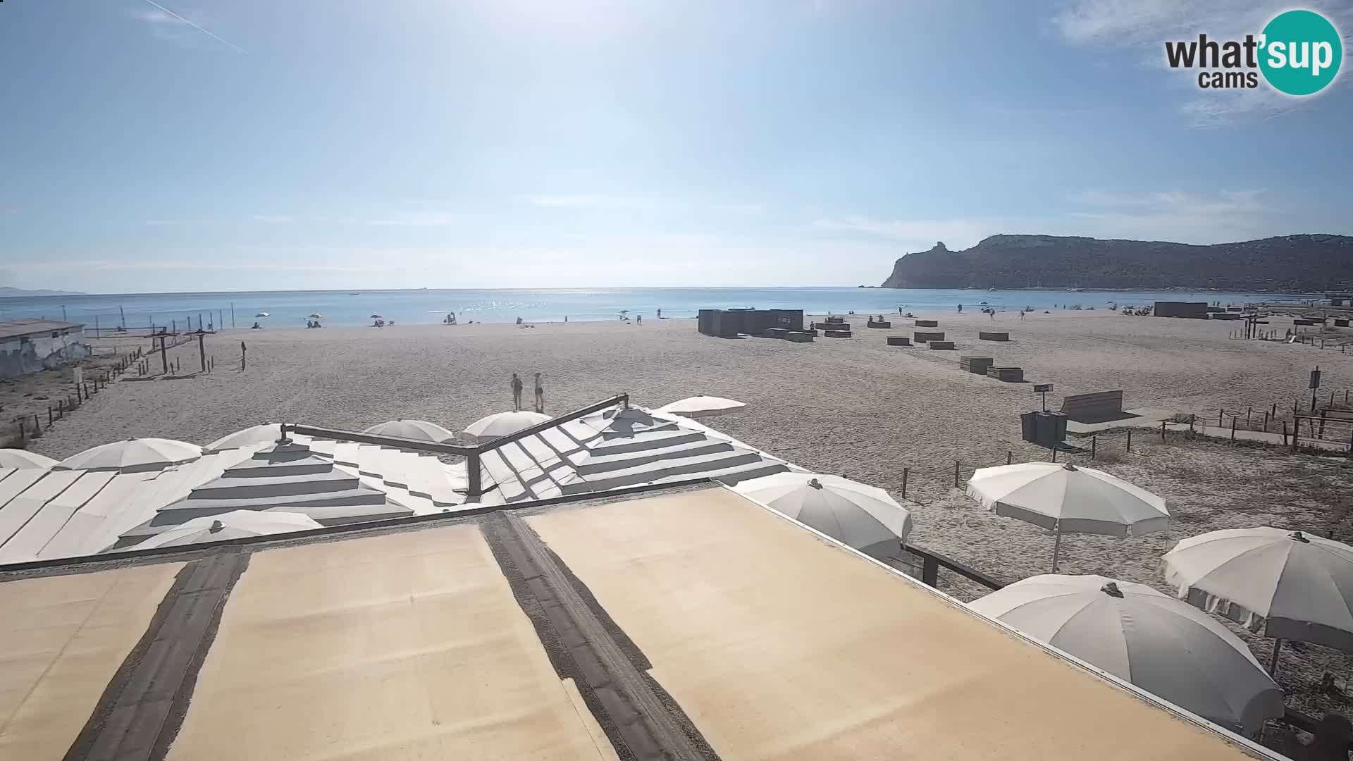 Poetto beach webcam | Cagliari | Sardinija