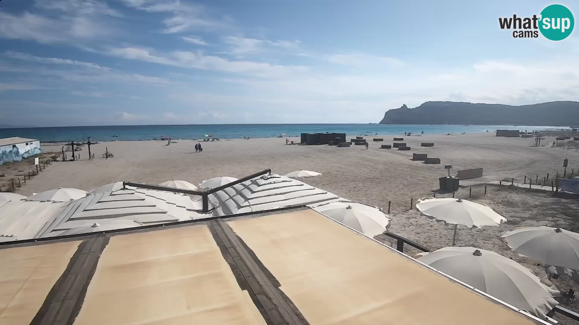 Webcam plage de Poetto | Cagliari | Sardaigne