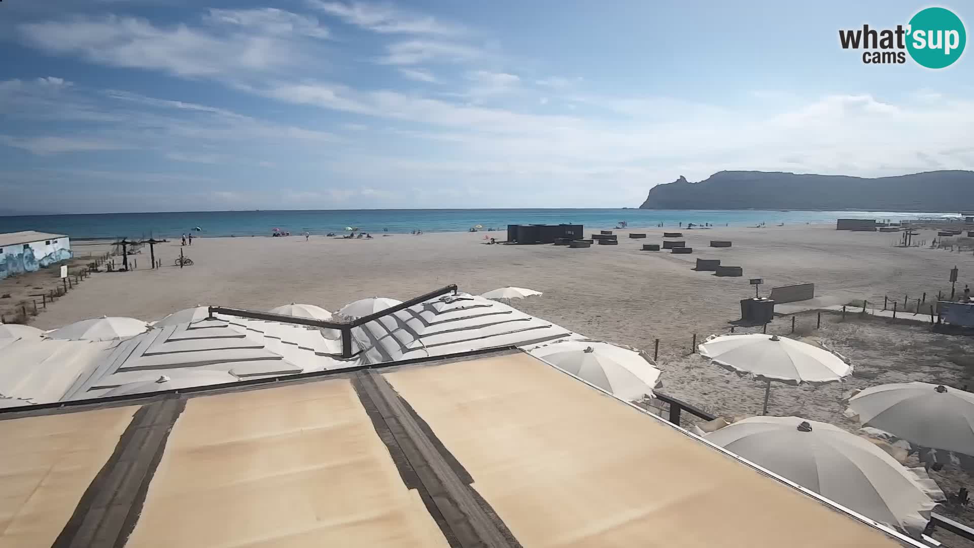Webcam plage de Poetto | Cagliari | Sardaigne
