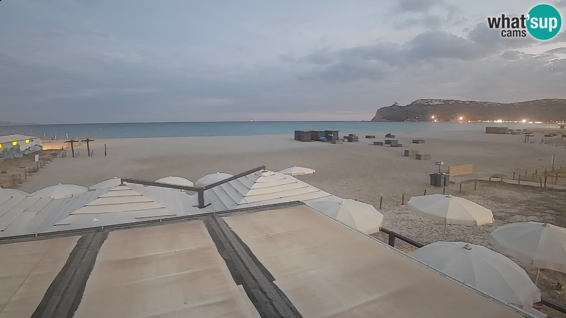 Webcam spiaggia del Poetto | Cagliari | Sardegna