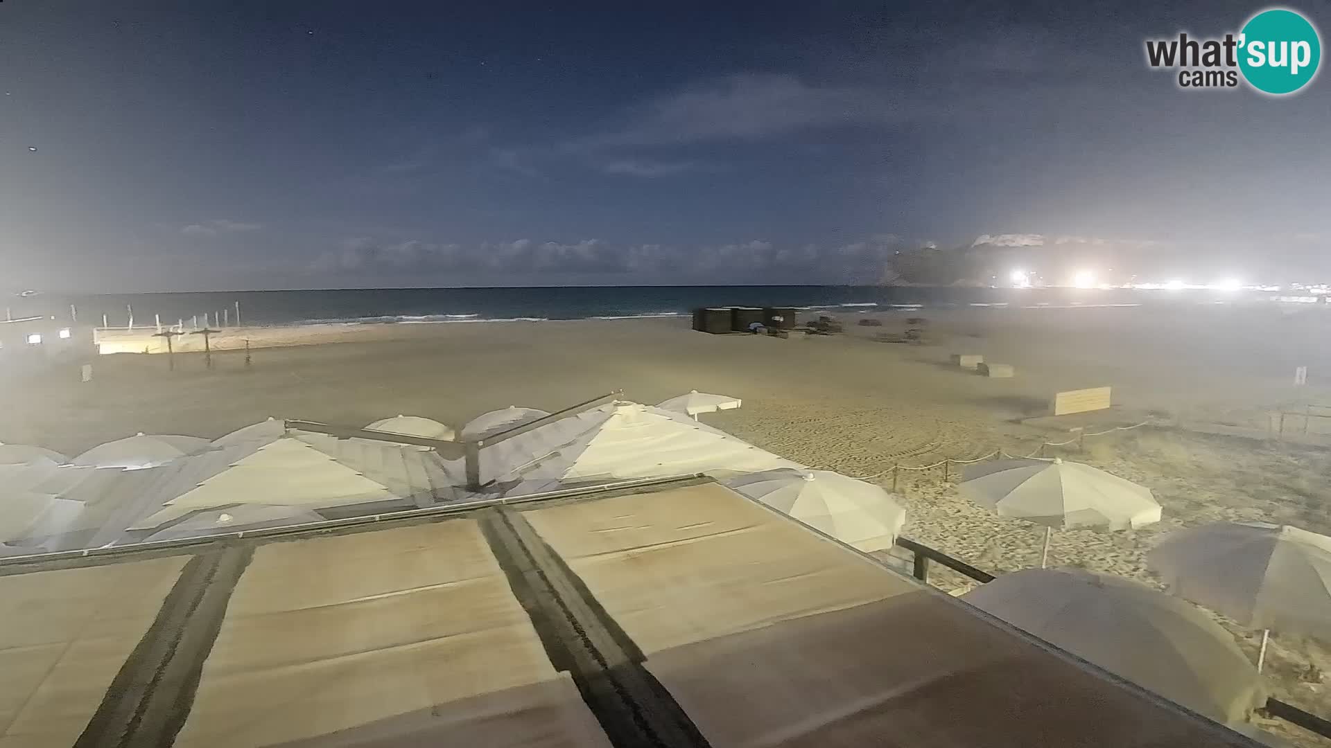 Poetto beach webcam | Cagliari | Sardinija