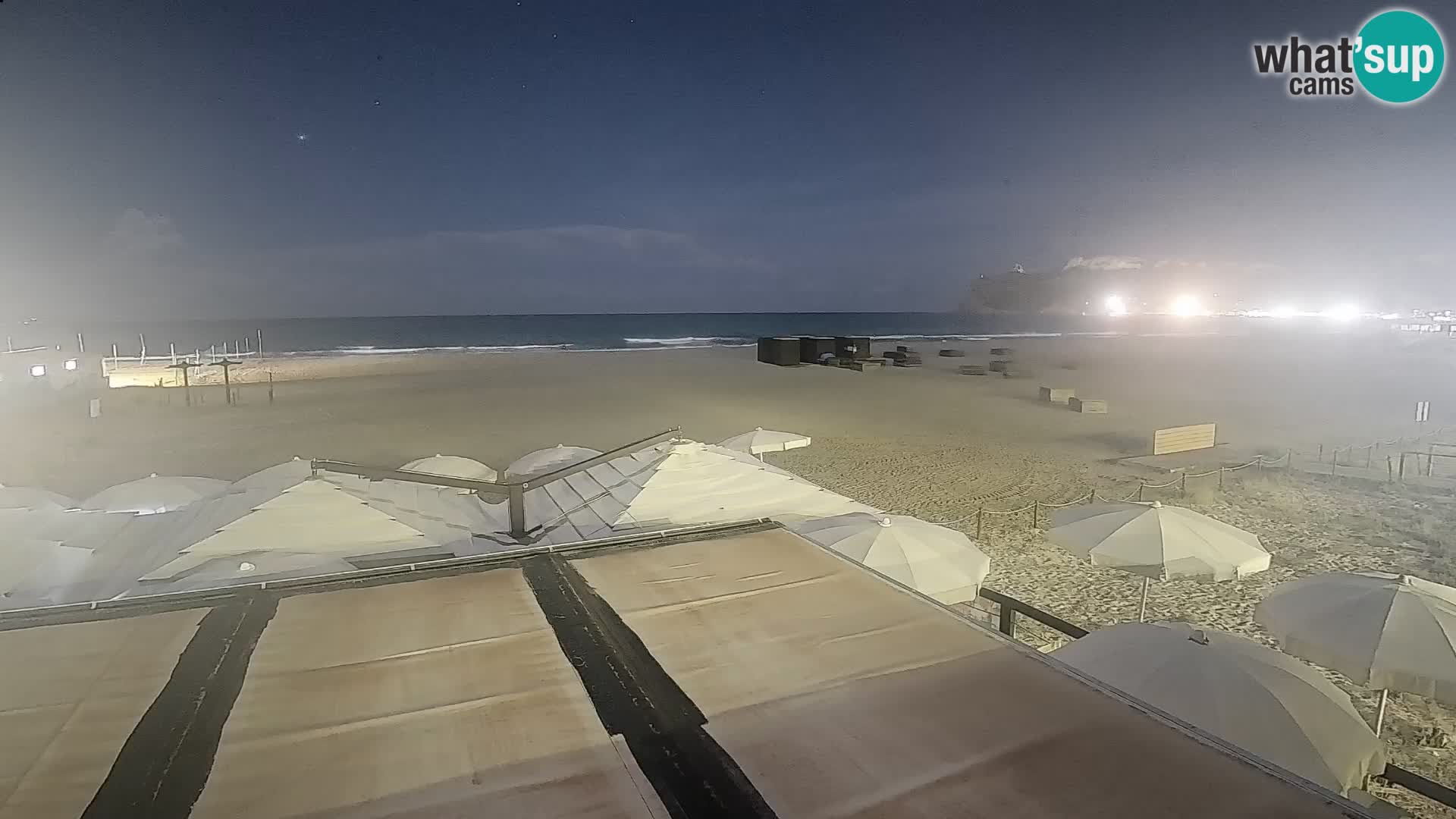 Poetto beach webcam | Cagliari | Sardinia