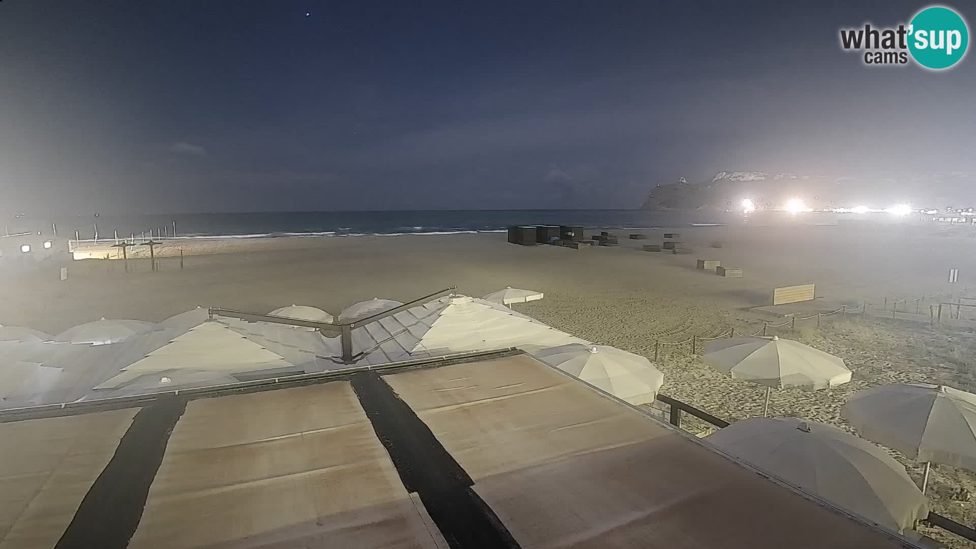 Poetto beach webcam | Cagliari | Sardinija