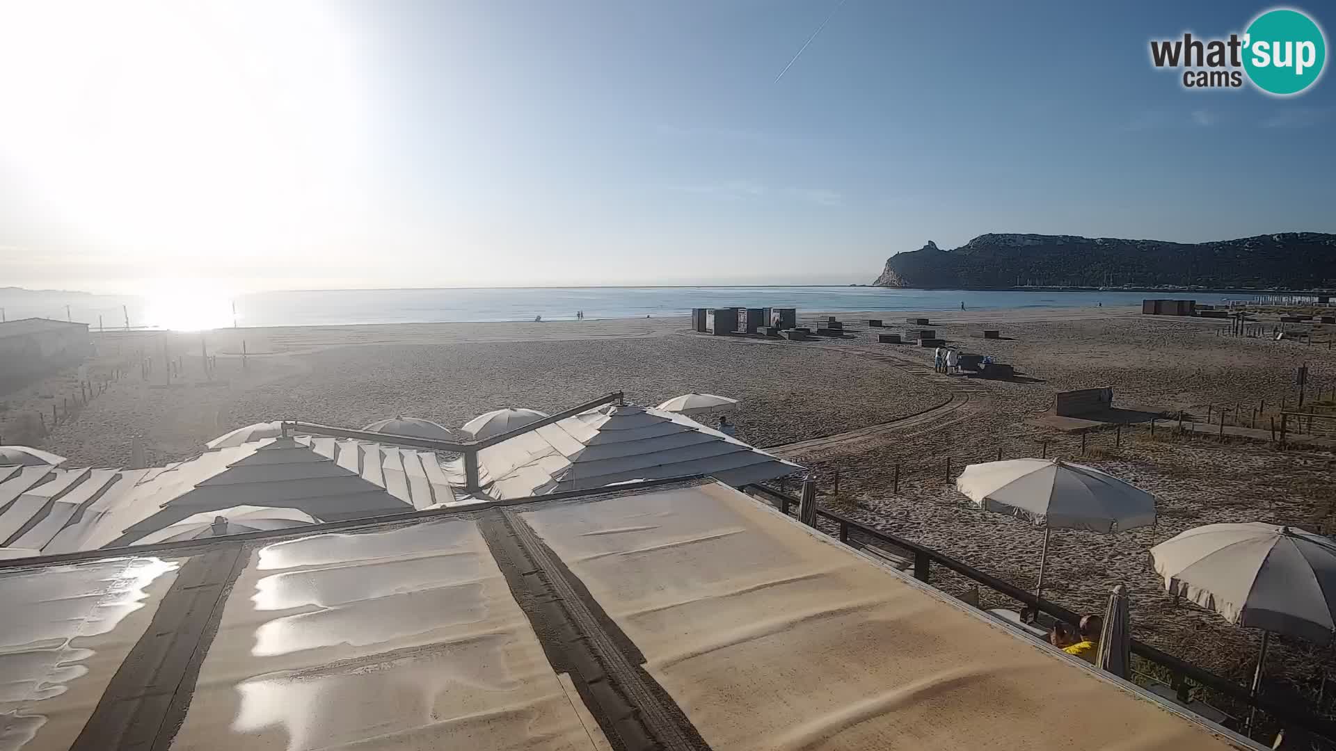 Poetto beach webcam | Cagliari | Sardinija