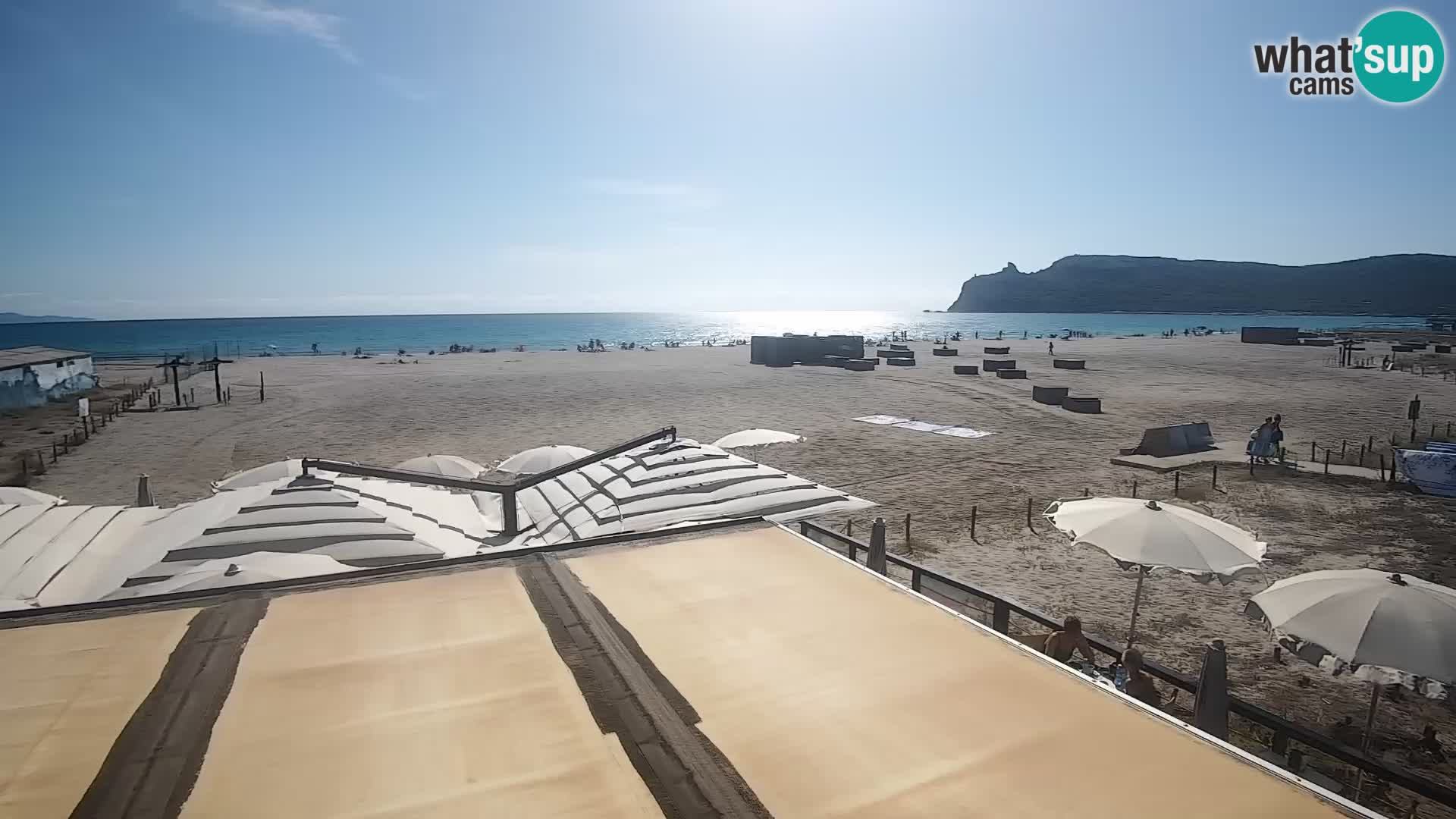 Poetto beach webcam | Cagliari | Sardinija