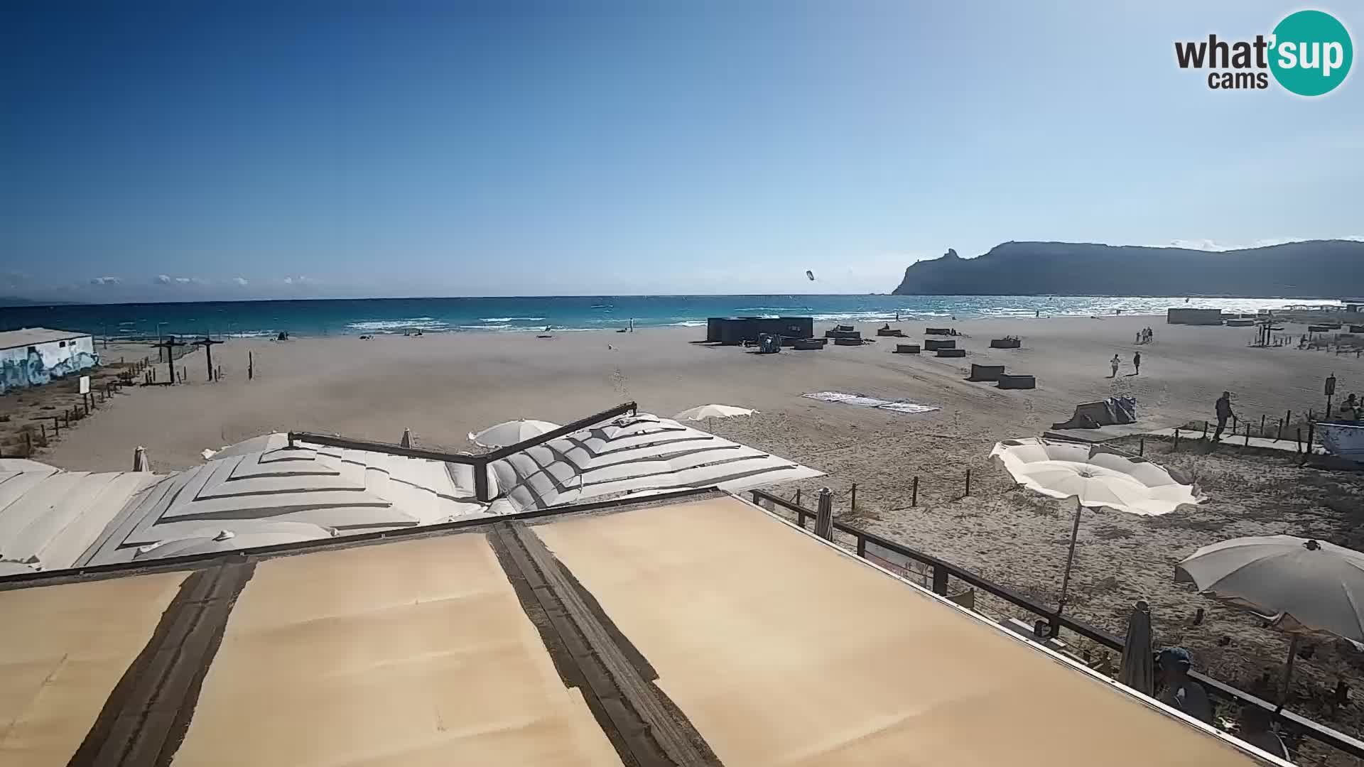 Poetto beach webcam | Cagliari | Sardinija
