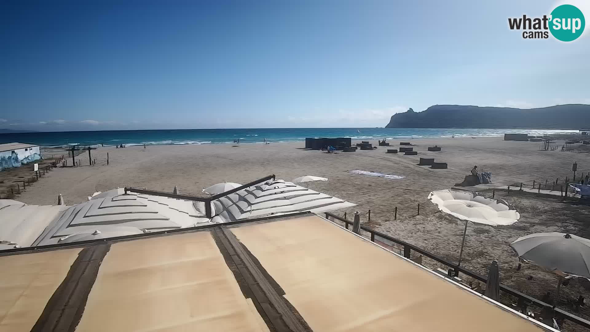 Poetto beach webcam | Cagliari | Sardinija