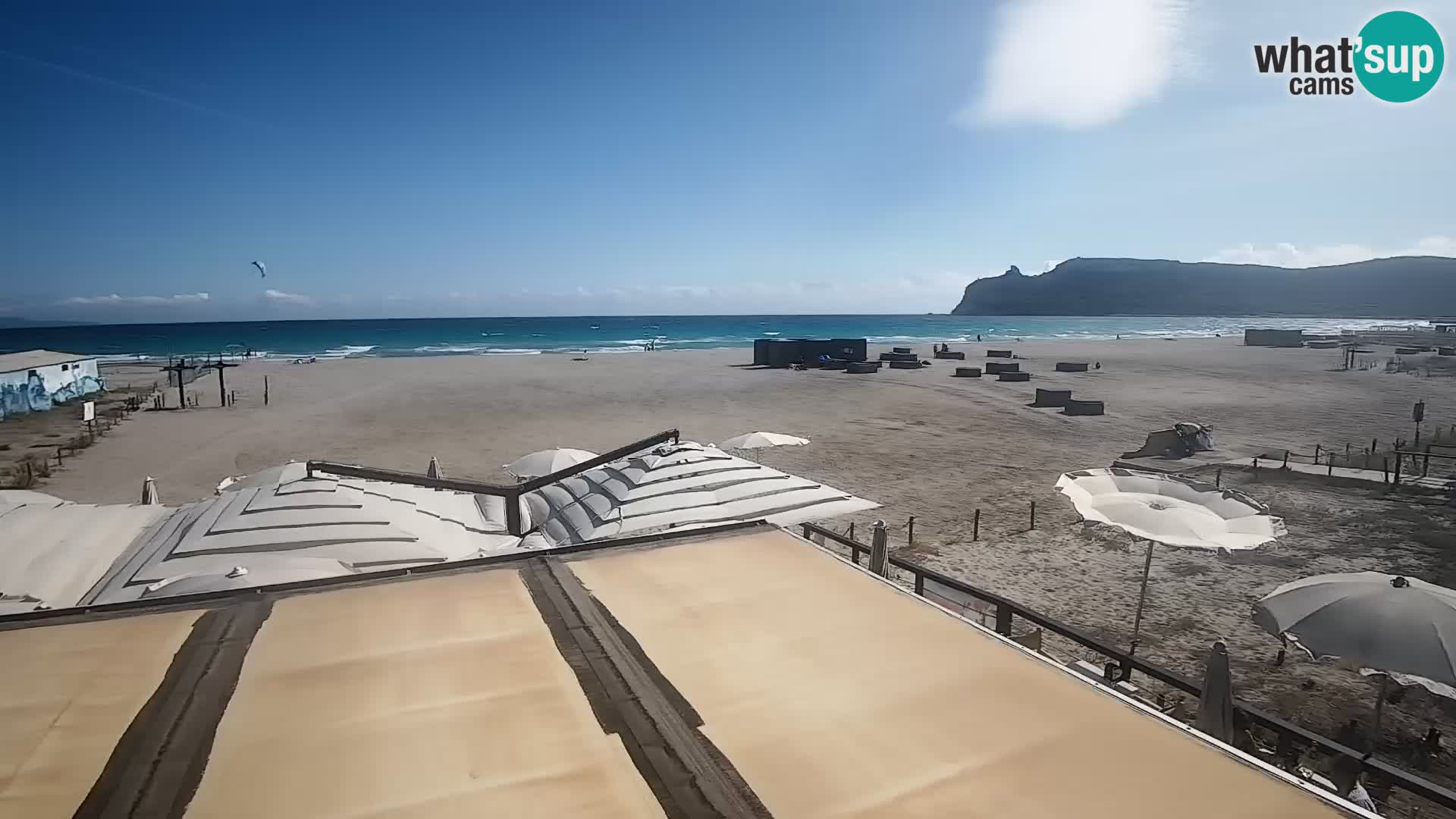Poetto beach webcam | Cagliari | Sardinija