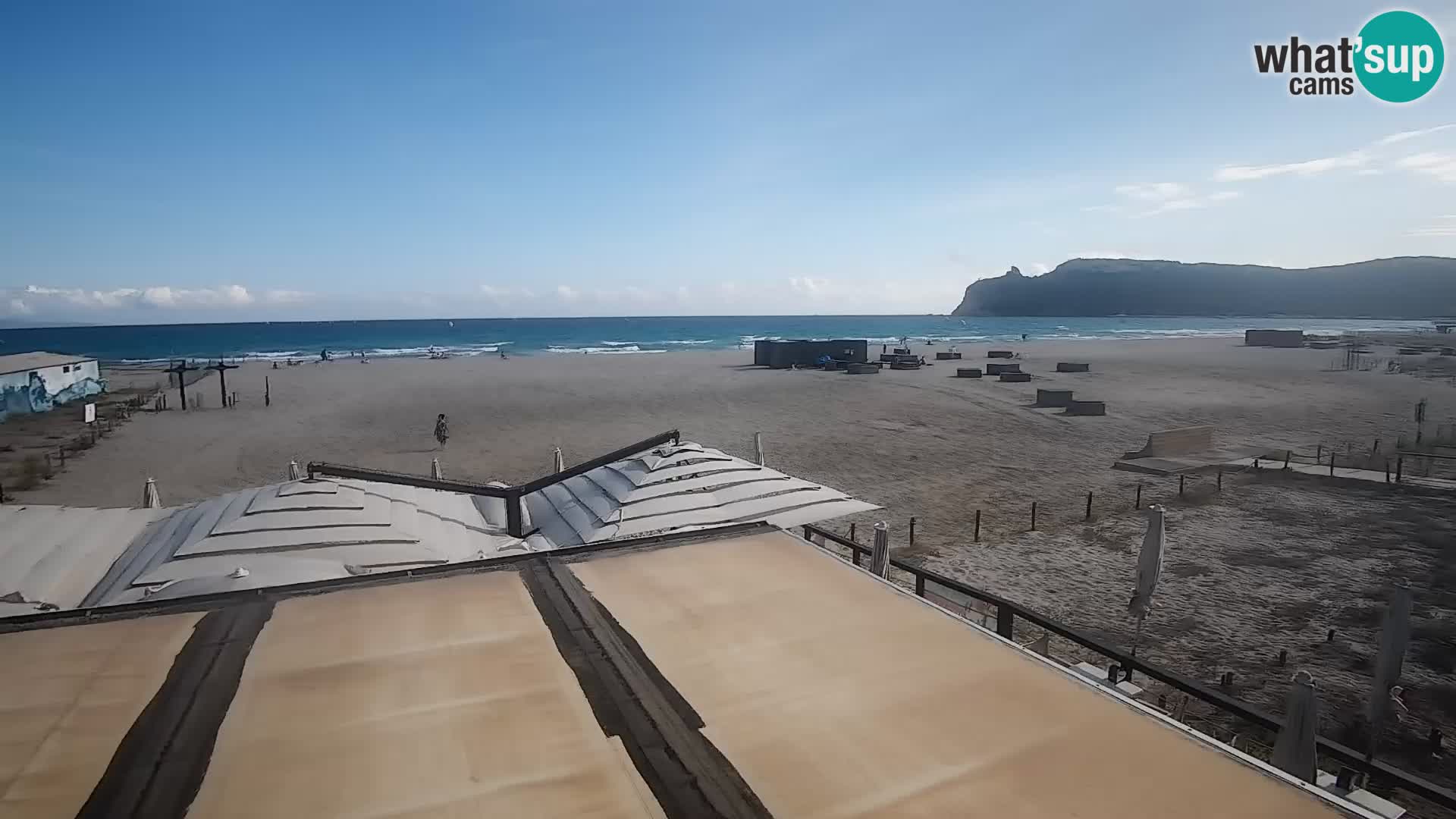 Poetto beach webcam | Cagliari | Sardinija