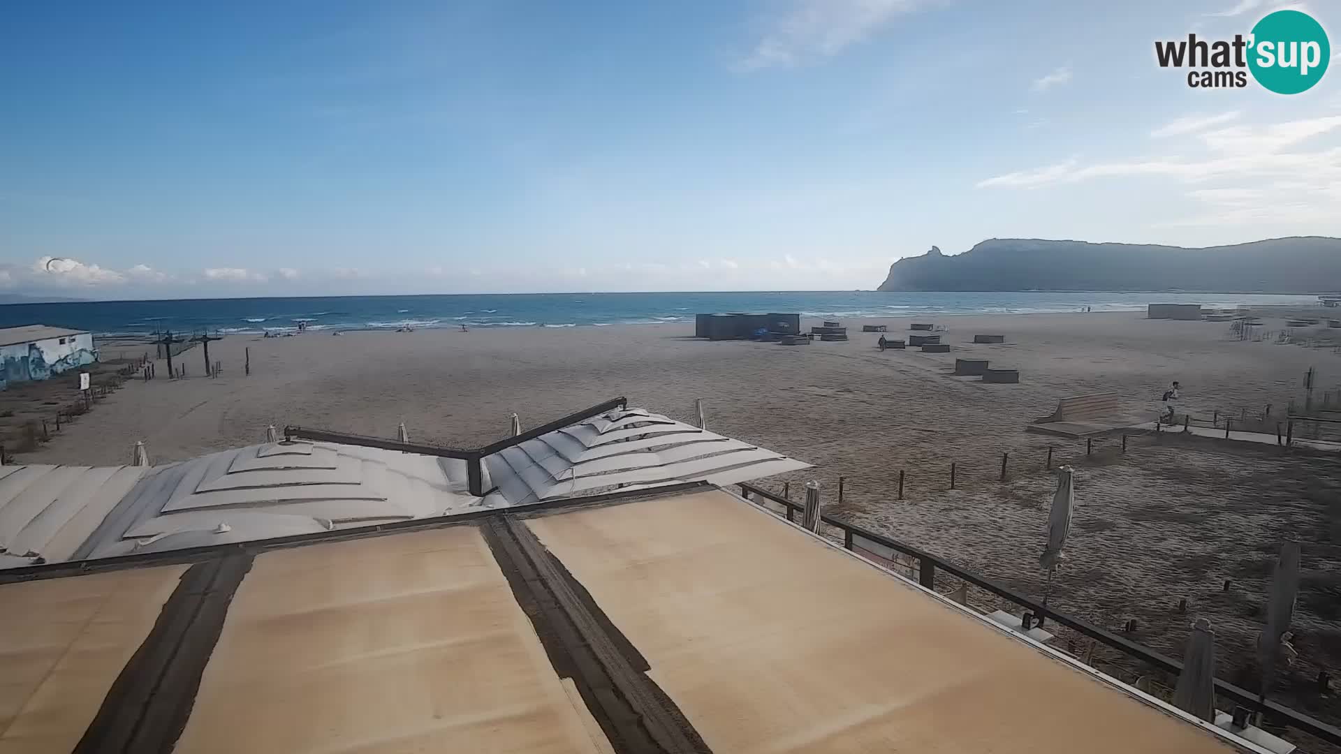 Poetto beach webcam | Cagliari | Sardinija